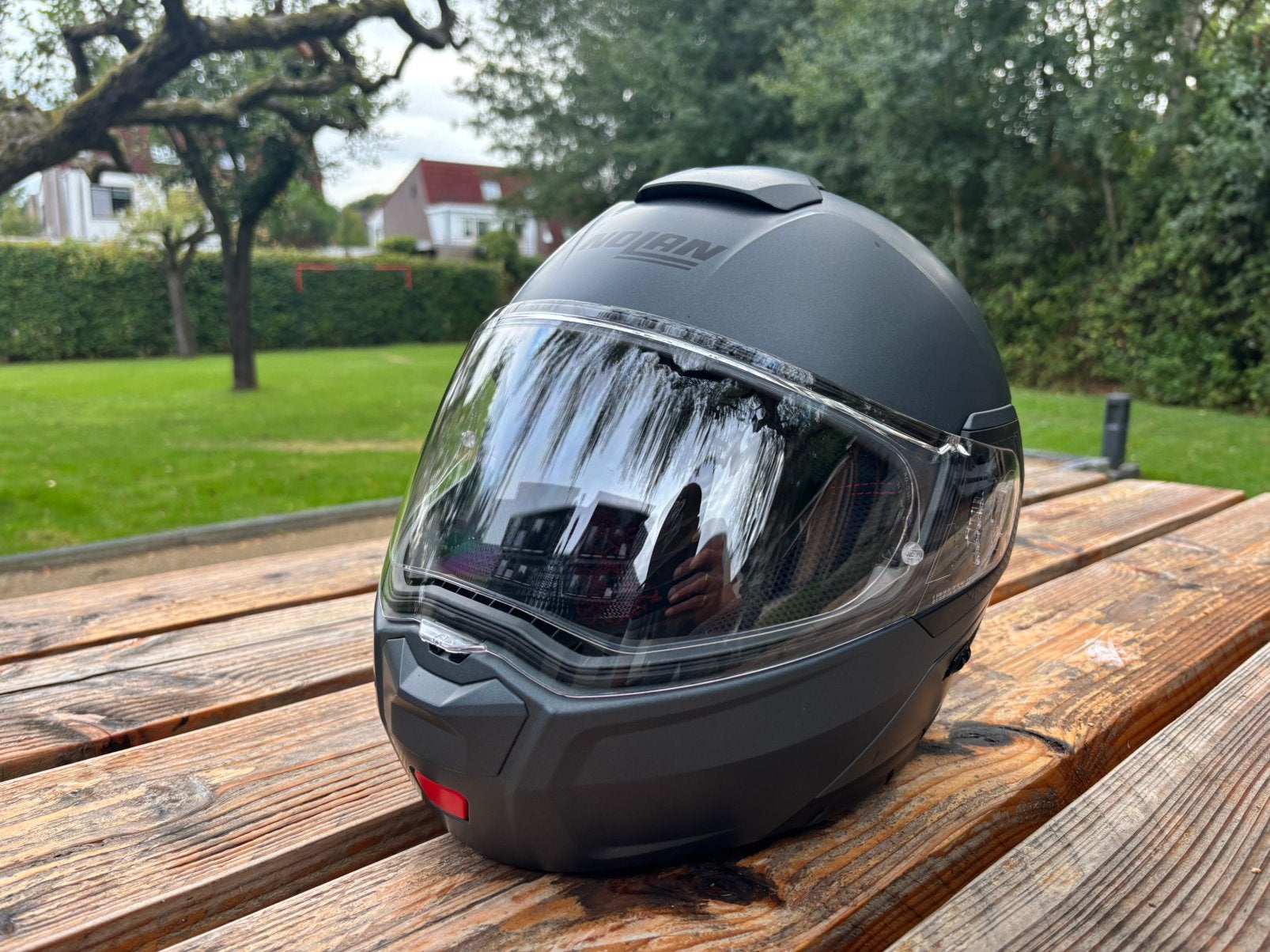 Nolan systeem helm, maat S (56cm) nieuwstaat, Systeemhelm, Nolan, Ophalen of Verzenden, Nieuw zonder kaartje
