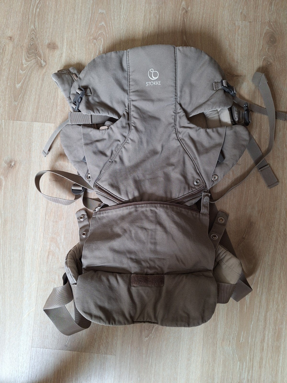 Draagzak stokke, beige, Ophalen of Verzenden, Buik of Rug, Draagzak, Overige merken