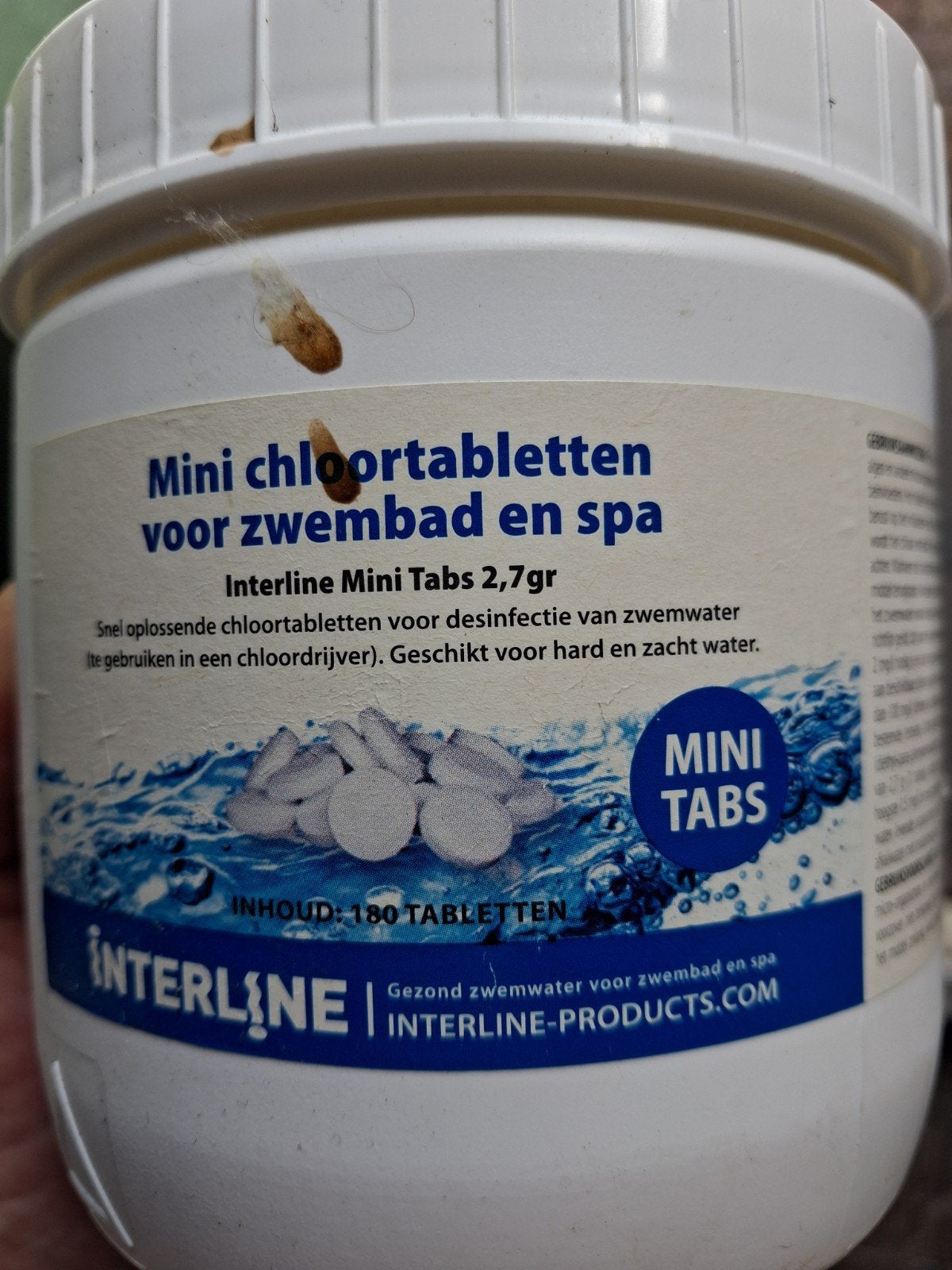 Interline Mini Chloortabletten 2,7gr voor Zwembad en Spa, Ophalen of Verzenden, Nieuw, Reinigingsmiddel