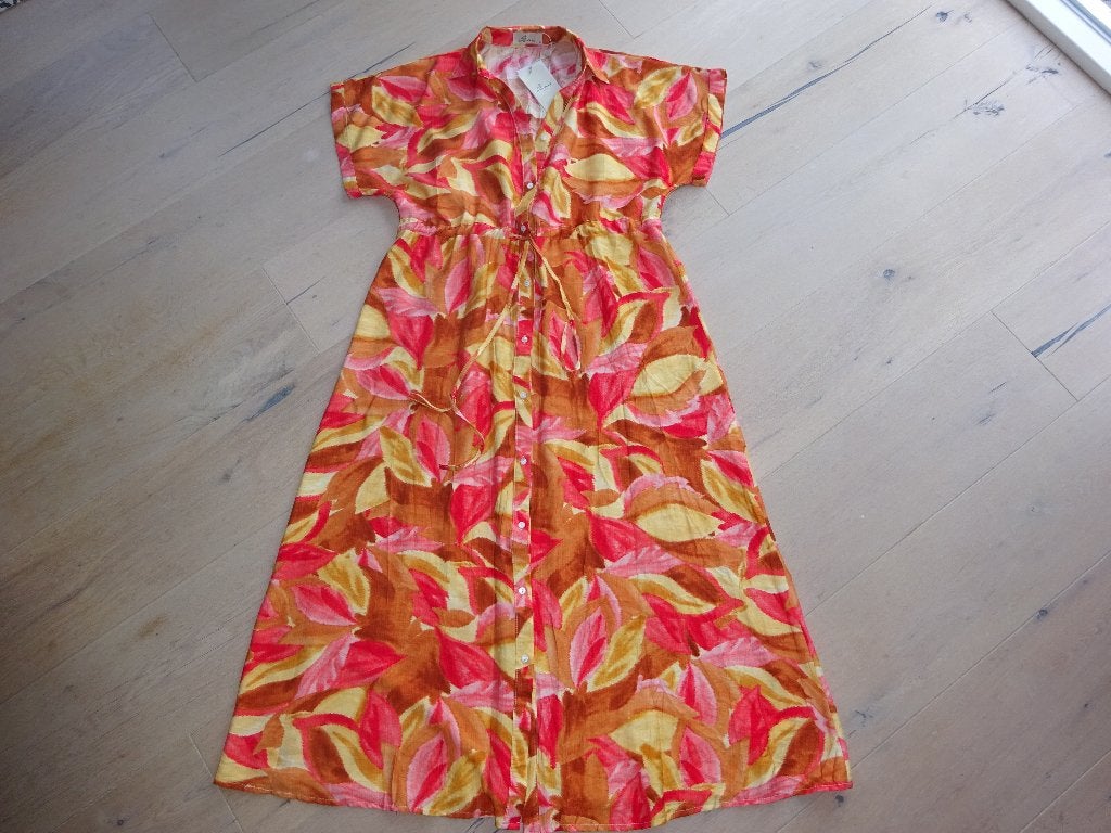 lange jurk SAVINNI maat M nieuw, Kleding | Dames, Meerkleurig, Nieuw, Ophalen of Verzenden, Onder de knie