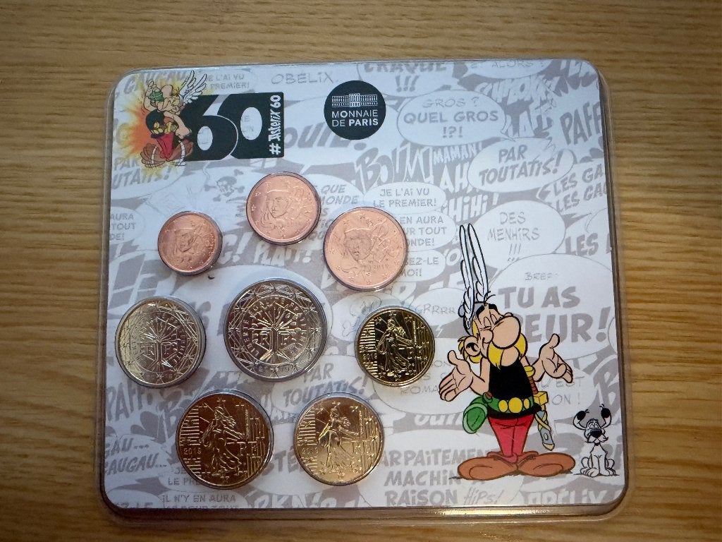 Euro muntset Asterix 2019, Ophalen of Verzenden, Koningin Beatrix, Euro's