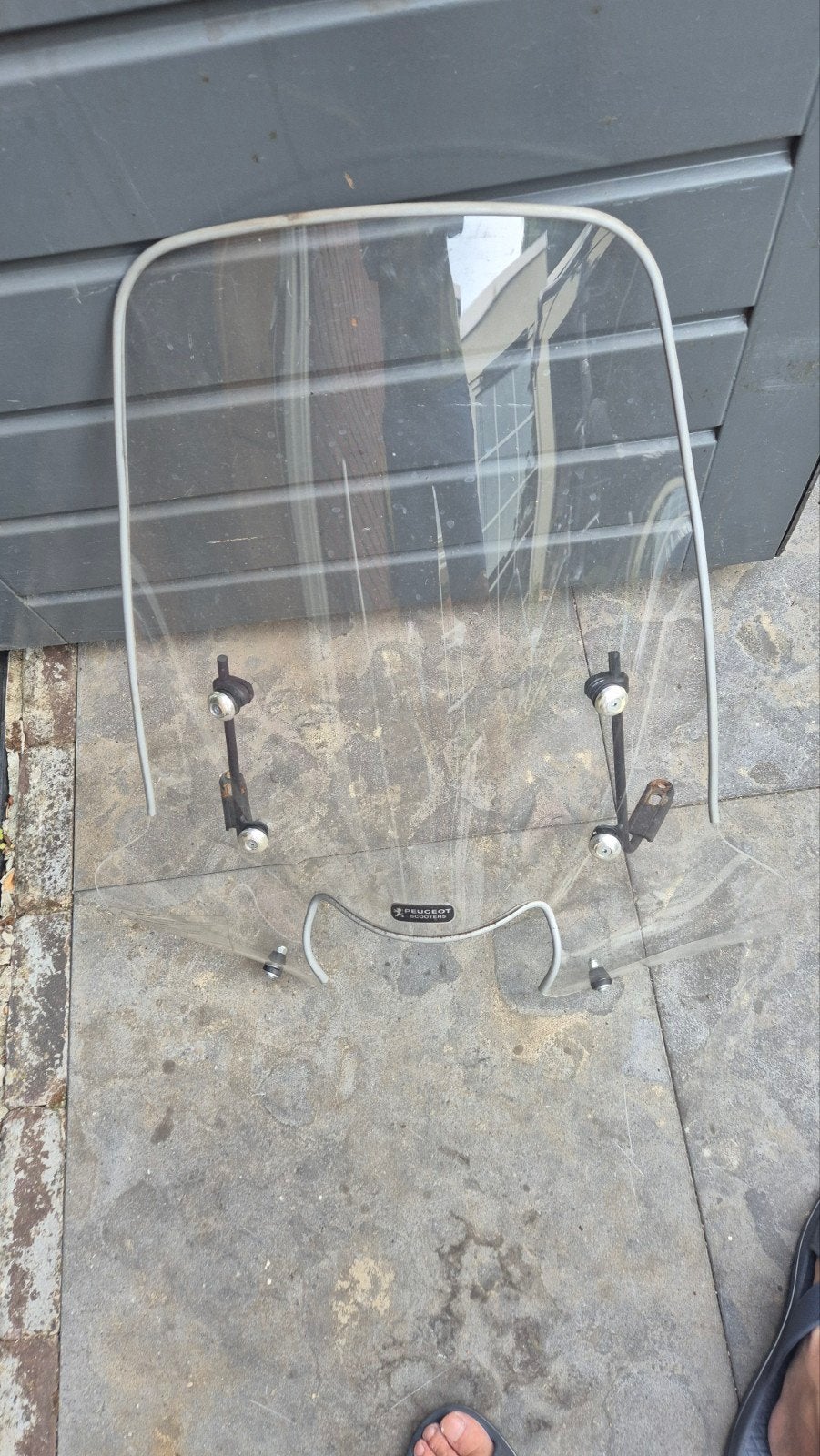 Windscherm voor scooter of motor - Peugeot Scooters, Ophalen, Gebruikt