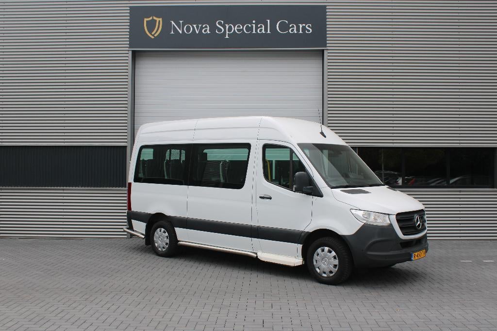 Mercedes-Benz Sprinter 9 Persoons Rolstoelbus 2022, Camera, Auto's, 2000 kg, Wit, Bedrijf, 9 stoelen