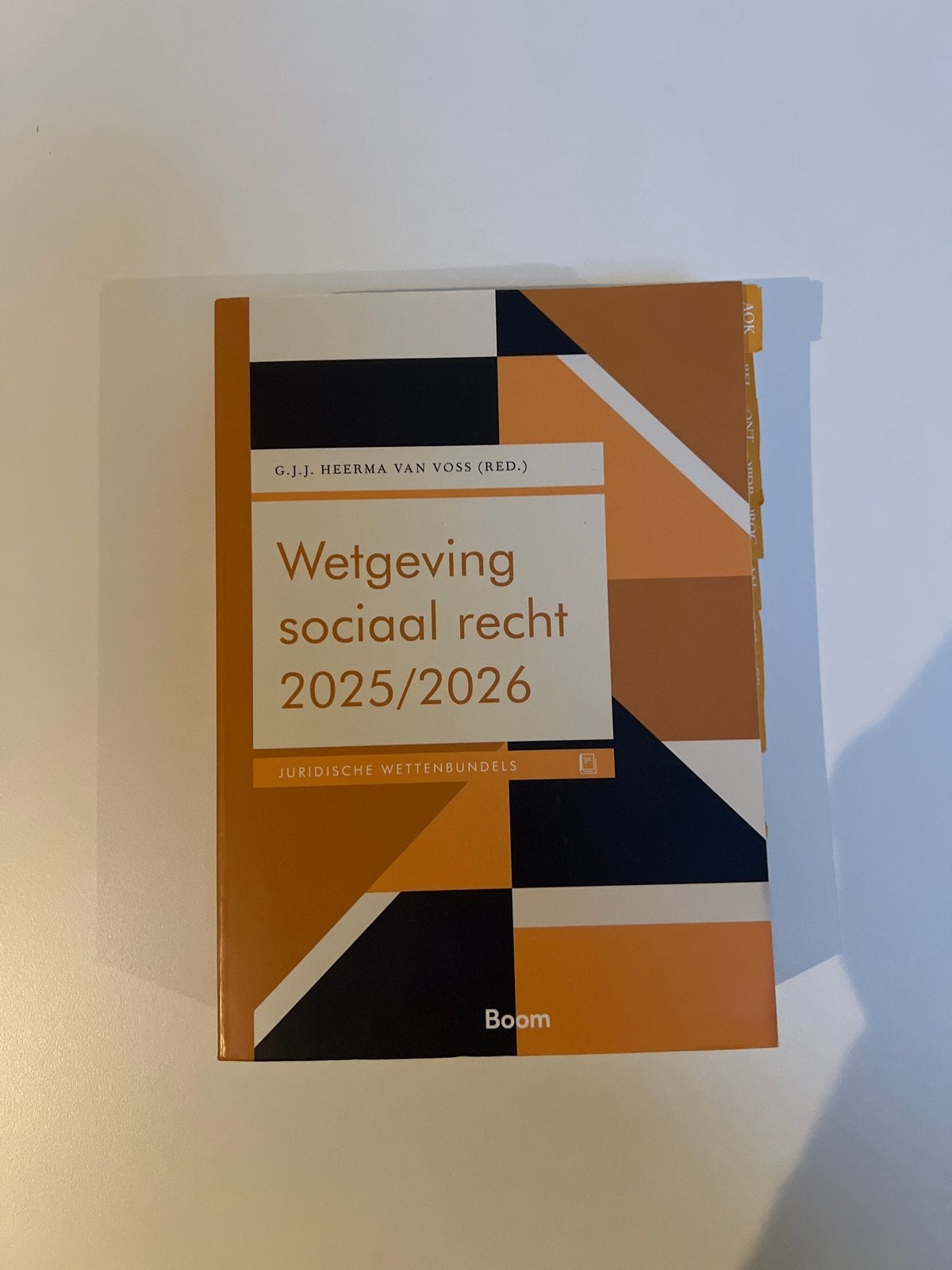 Wetgeving sociaal recht 2025/2026 - Juridische Wettenbundel, Ophalen of Verzenden, Gamma, Zo goed als nieuw, HBO