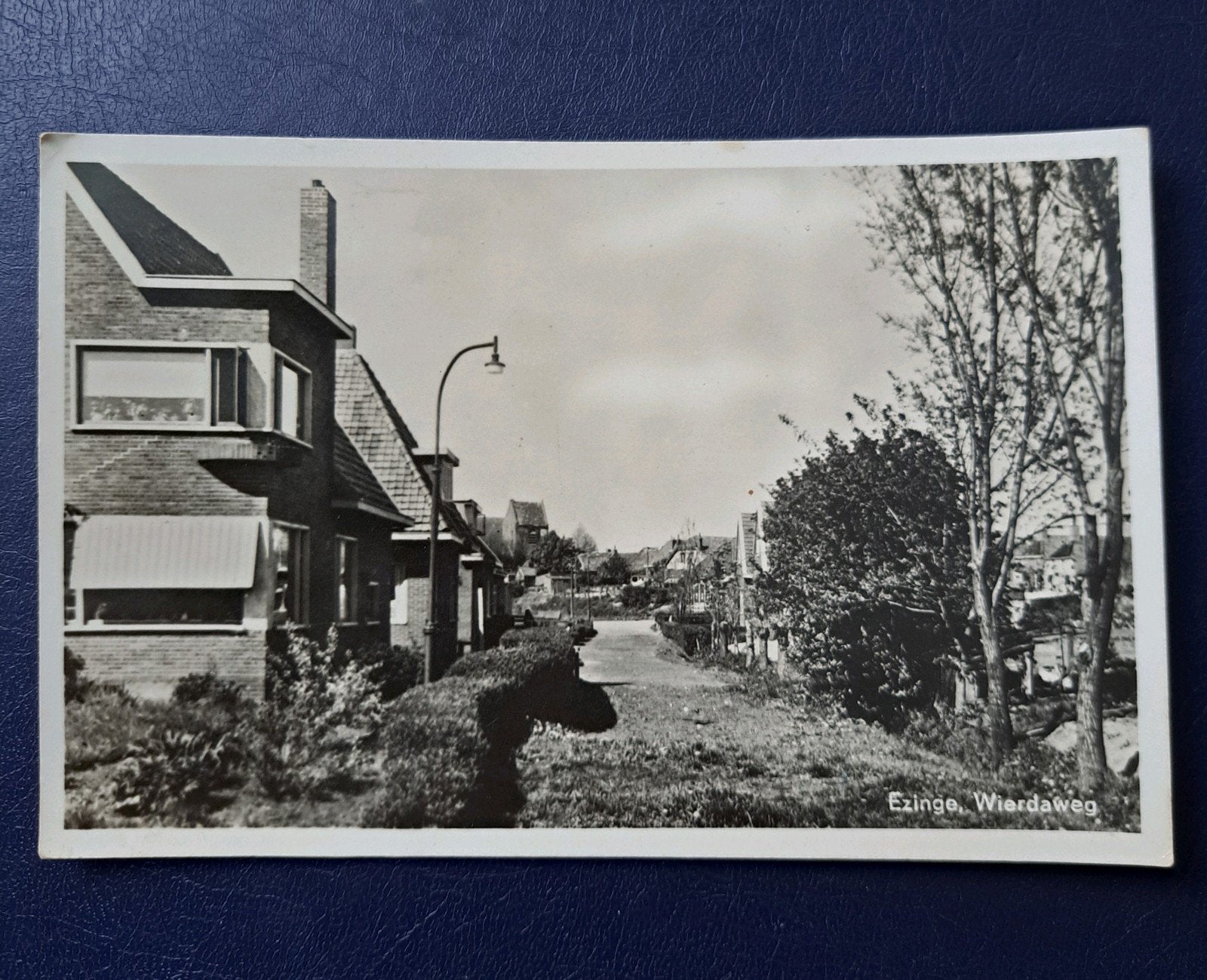 Ezinge Wierdaweg, Verzamelen, Ansichtkaarten | Nederland, Ophalen of Verzenden, 1920 tot 1940, Groningen