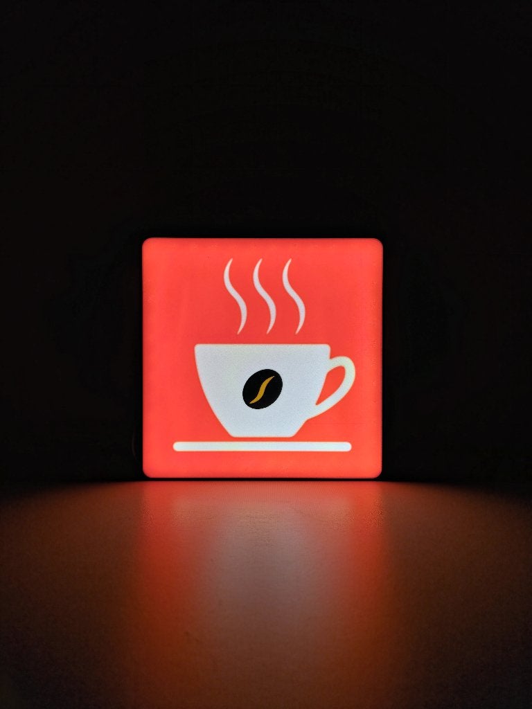 Barista Decor Lamp – Stijlvolle Koffiehoek Sfeerlamp –Cadeau, Overige typen, Nieuw, Sage, Verzenden