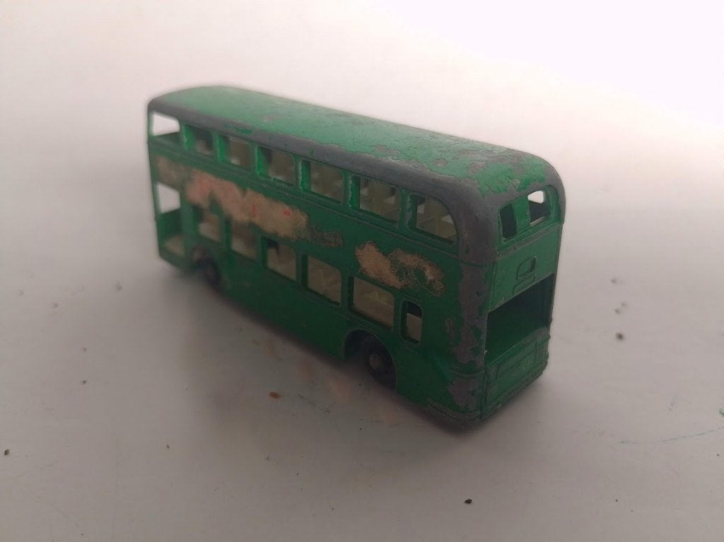 Daimler Bus, dubbeldekker. Matchbox nr 74, Ophalen of Verzenden, Gebruikt, Bus of Vrachtwagen