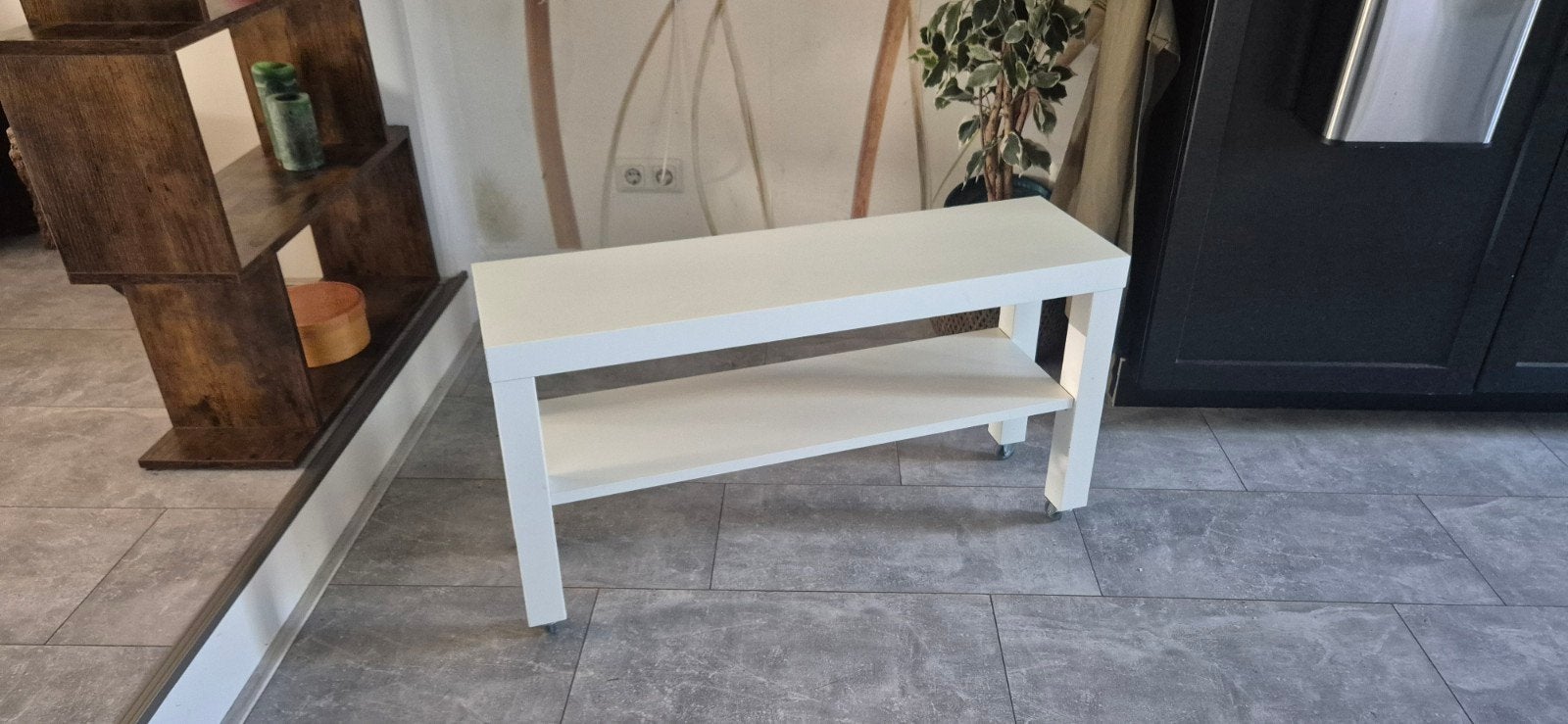 Televisiekastje wandmeubel op wielen, Ophalen, Gebruikt, 75 cm of meer, 60 cm of meer