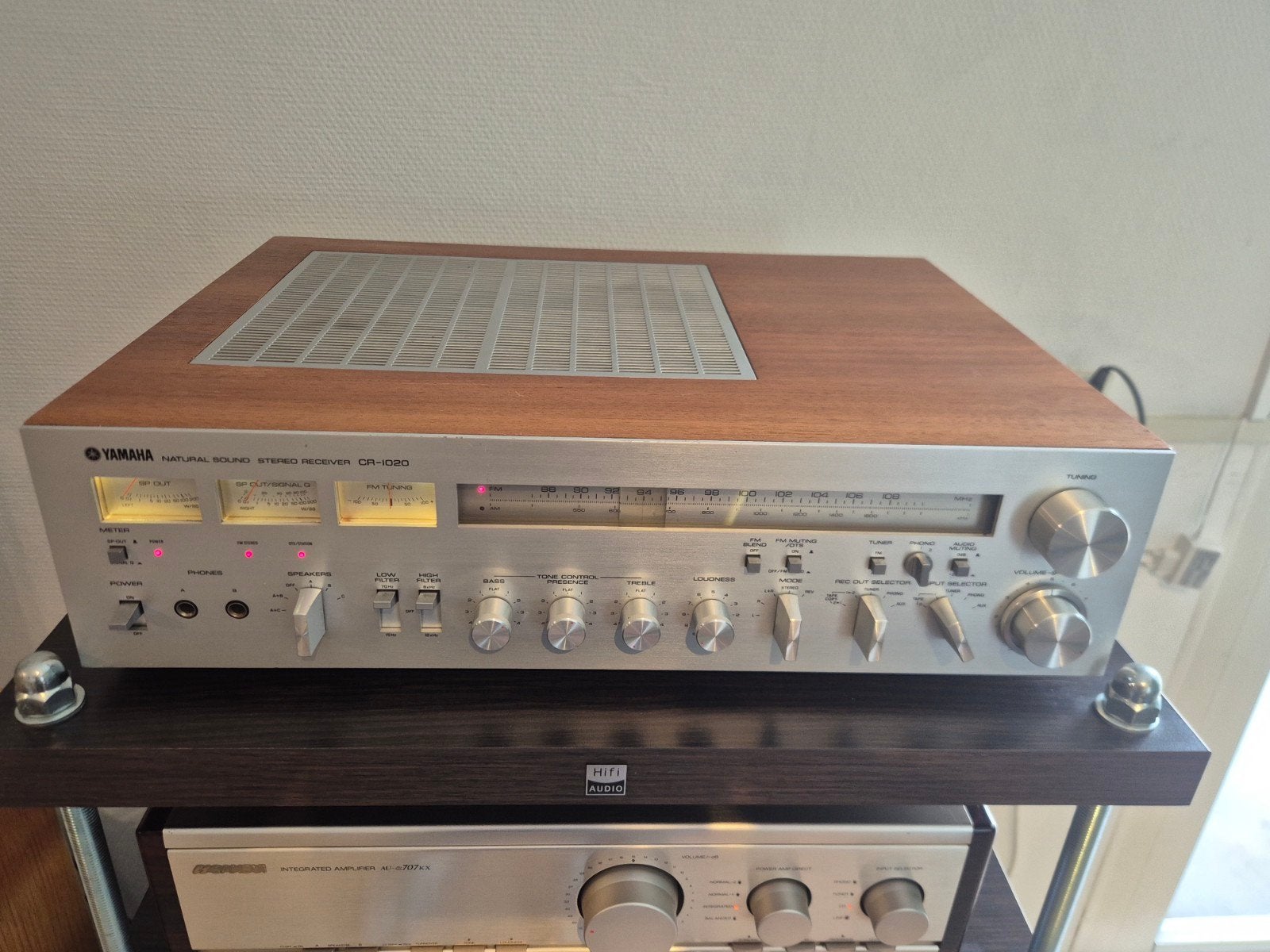 Yamaha CR-1020 Natural Sound Stereo Receiver, Ophalen, Gebruikt, Yamaha, 60 tot 120 watt