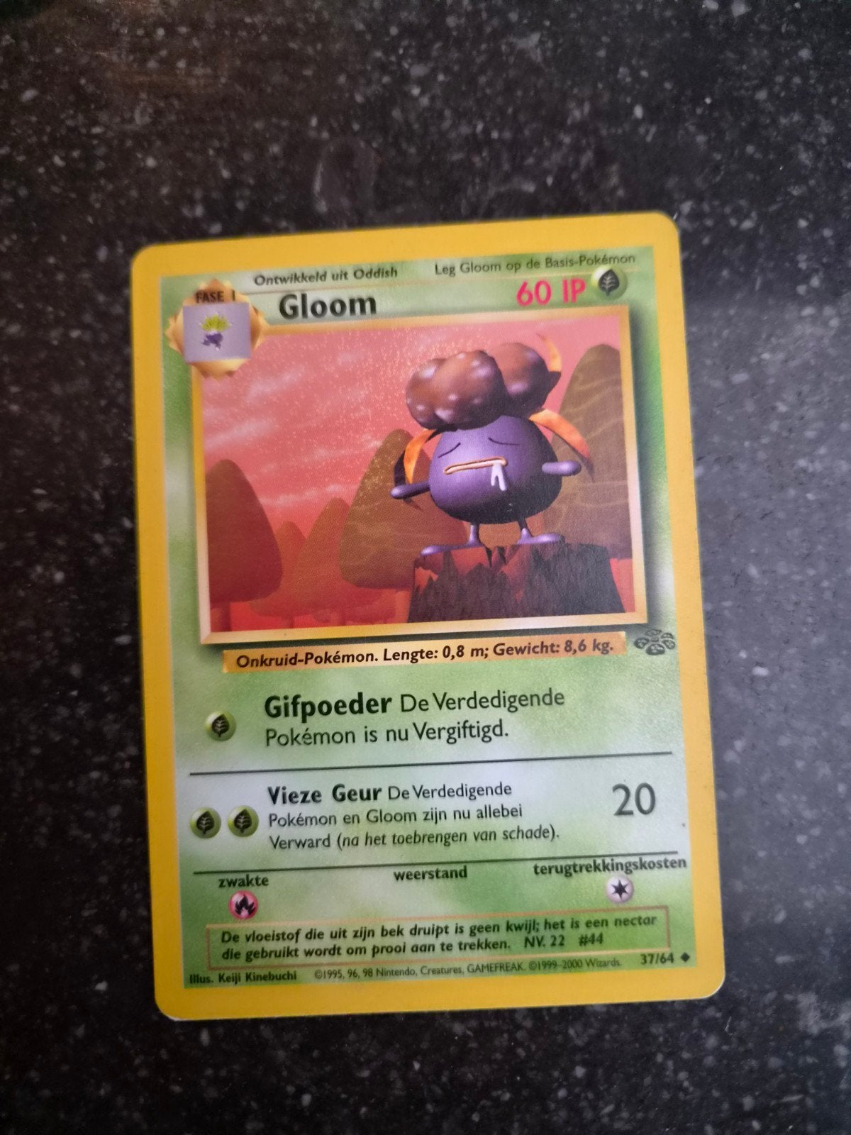 Pokémon Kaart Gloom (Nederlands, 2000), Ophalen of Verzenden, Gebruikt, Losse kaart