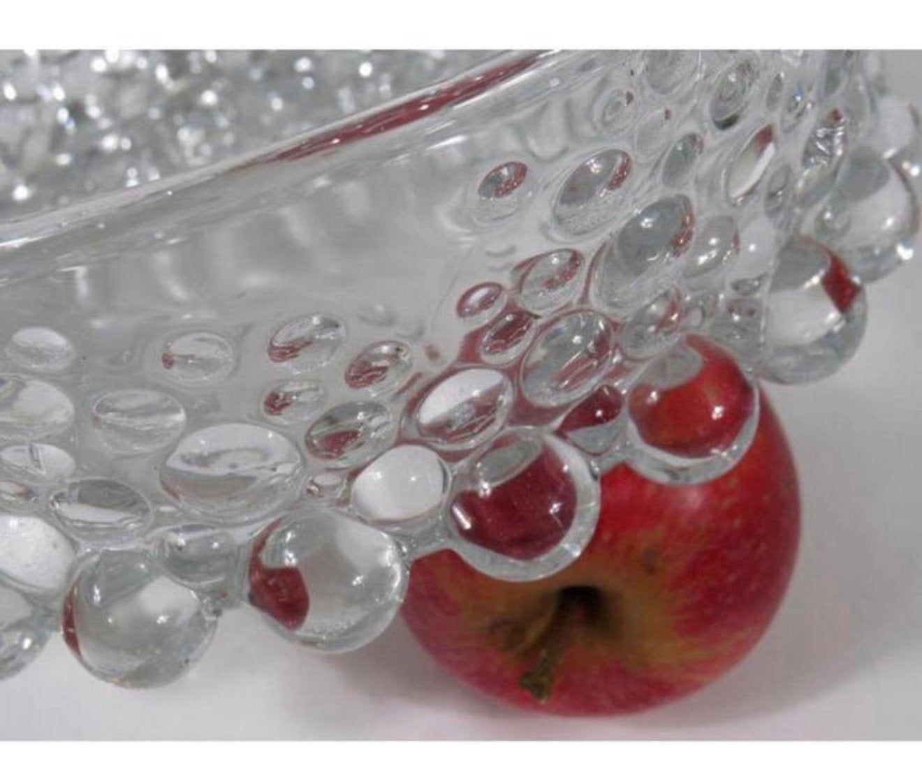 Walther Glas – Mid-Century Bubbel Glazen Schaal germany 1970, Ophalen of Verzenden