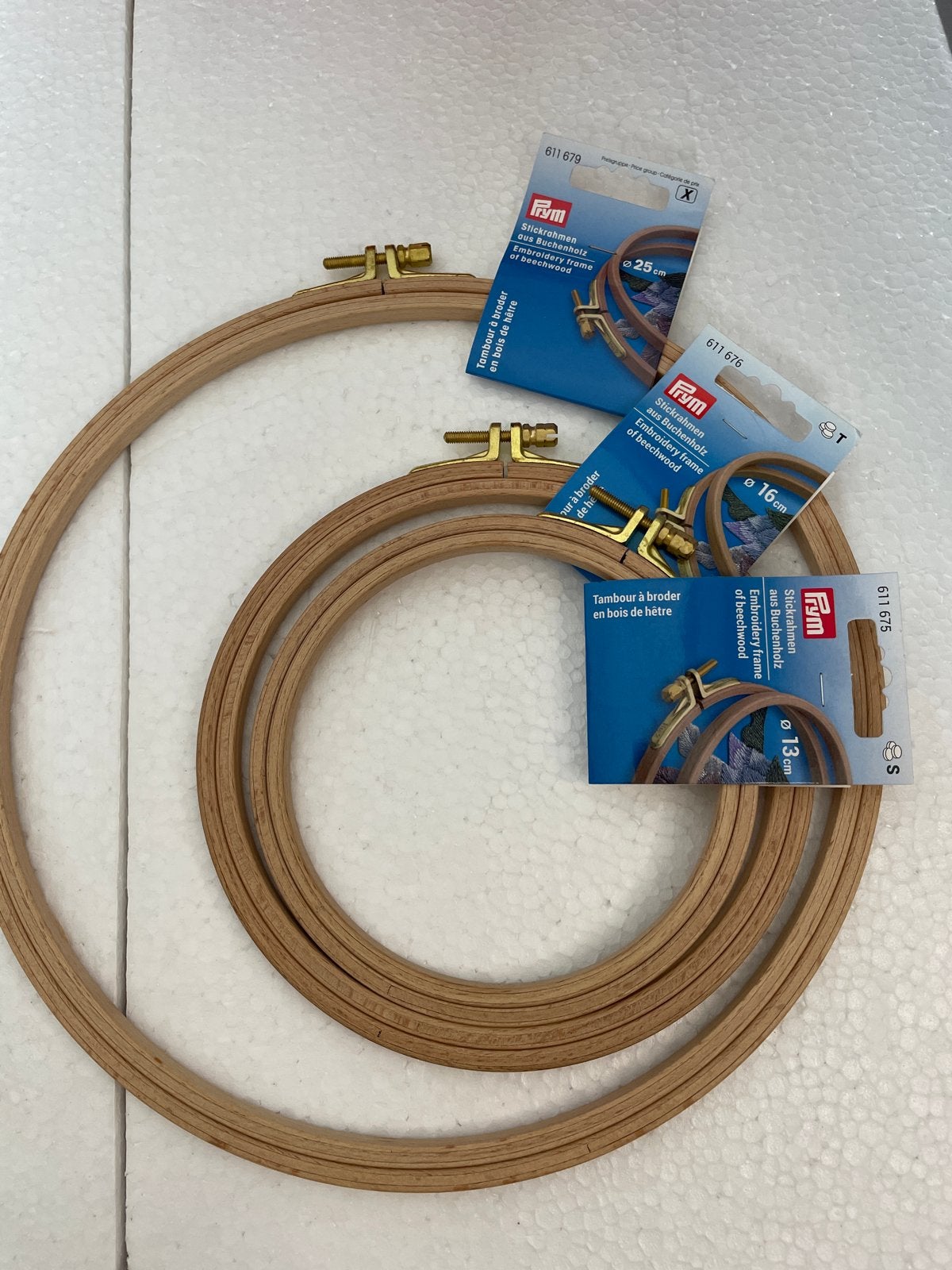 Borduurringen Set - Prym Beukenhout (13, 16, 25 cm), -, -, Nieuw, Ophalen of Verzenden