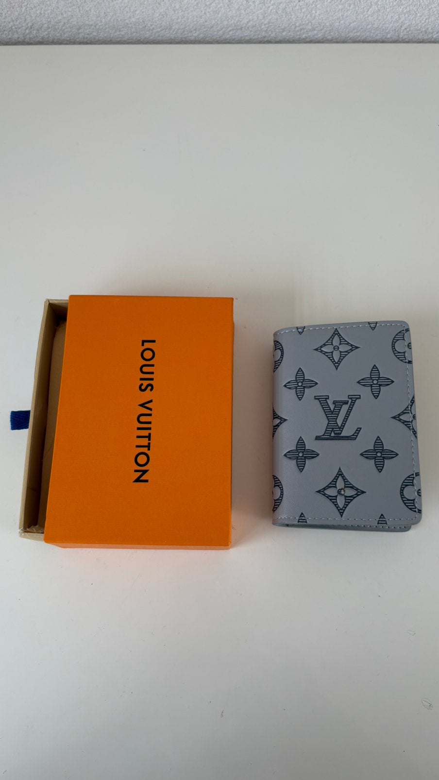 Pocket Organizer Cardholder Wallet Shadow Grey, Ophalen of Verzenden, Nieuw, Grijs, Leer