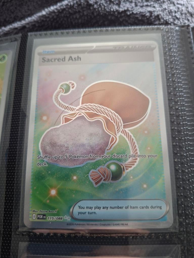 Sacred ash 115/88 perfect orde full art, Ophalen of Verzenden