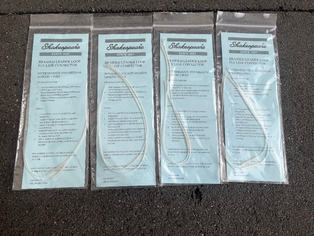 adv 104 / NIEUW set 4 pakjes leader loop, Ophalen of Verzenden, Nieuw, Overige typen