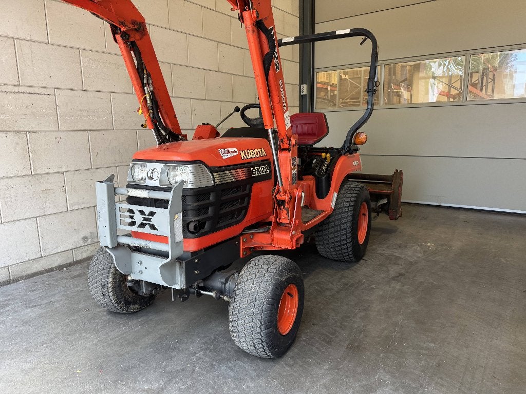 Kubota BX22 | 24PK | Org. voorlader | HST | 4WD | Iseki, Overige merken, Gebruikt, Tot 2500, Ophalen of Verzenden