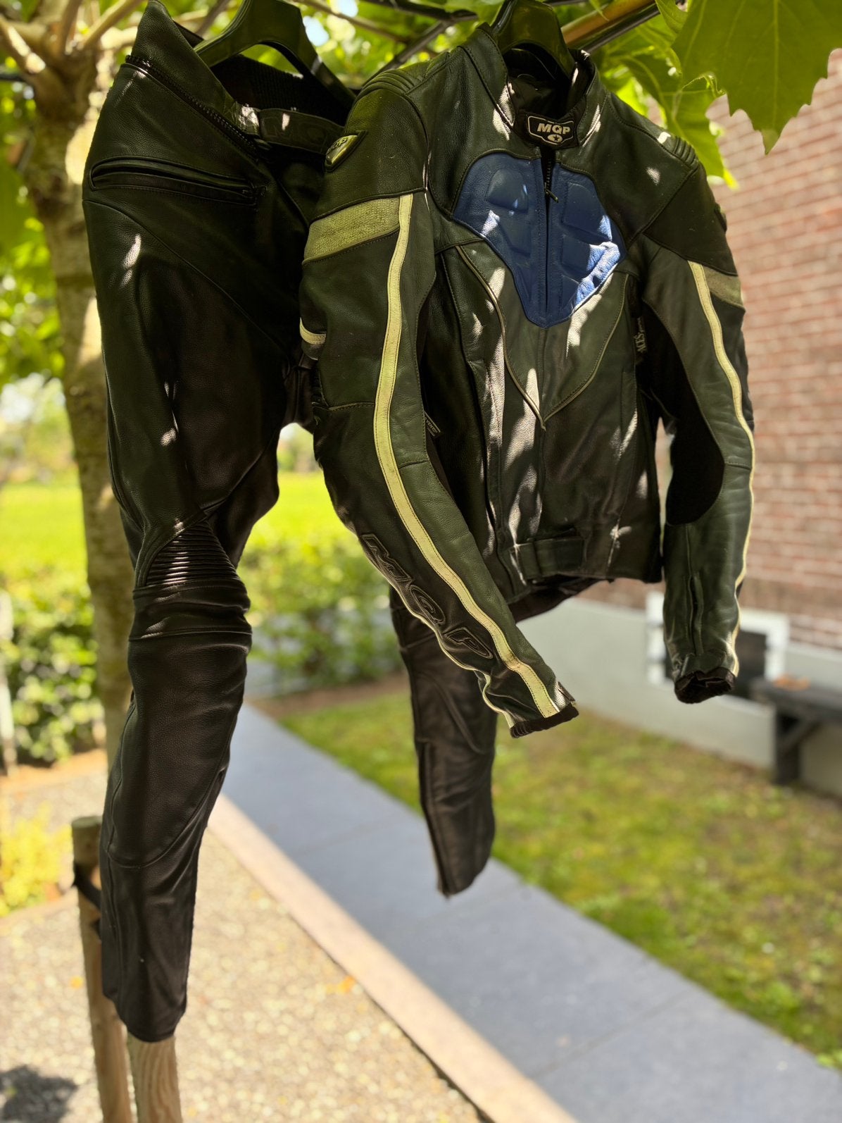 ZGAN MQP motorpak overal model aces of the Track ZGAN, Motoren, Kleding | Motorkleding, Ophalen of Verzenden, Tweedehands, Heren