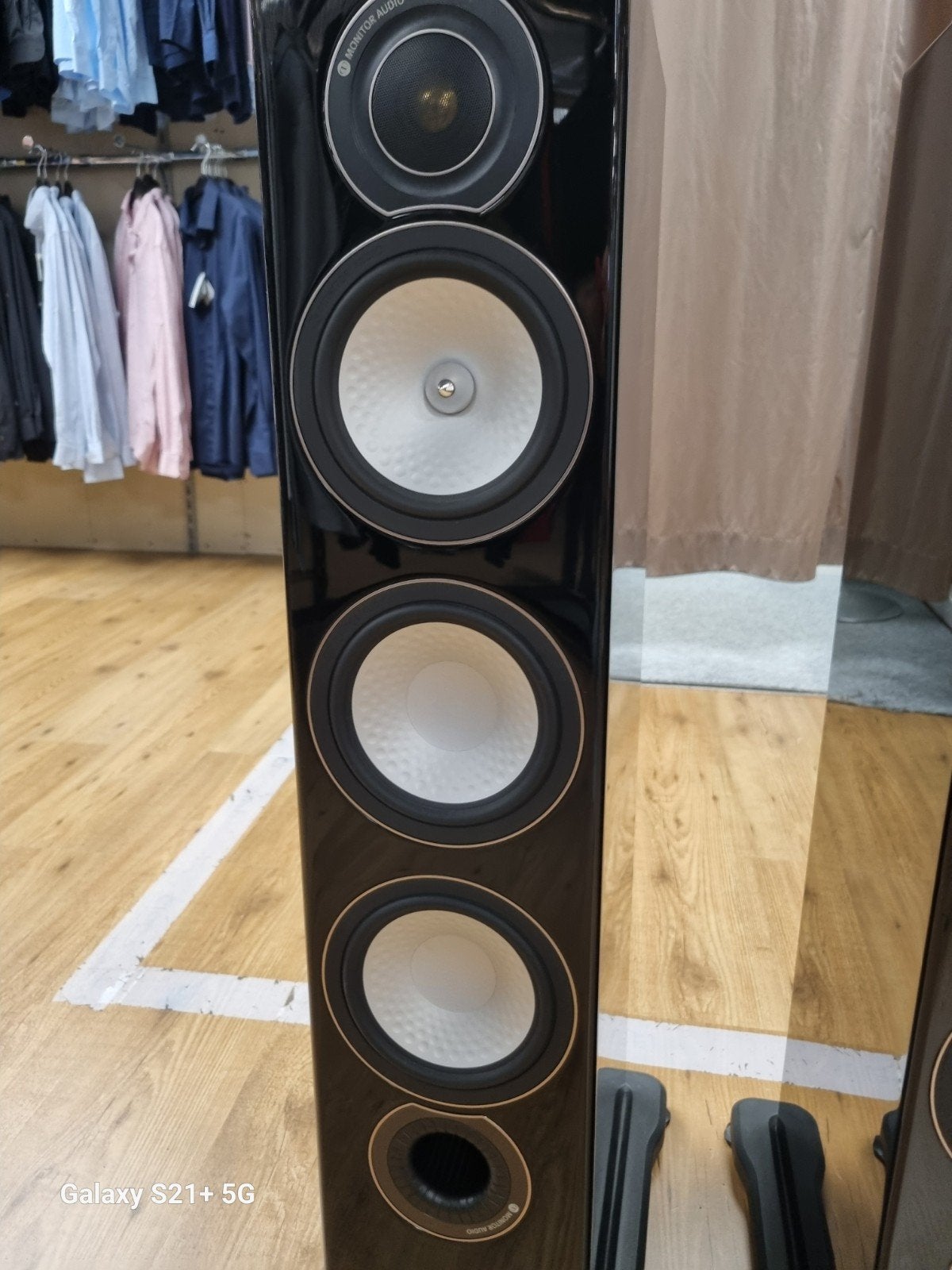 ✅Monitor Audio Silver RX8 Hoogglans Zwart Nieuwstaat!, Stereo speakers, -, -, Zo goed als nieuw