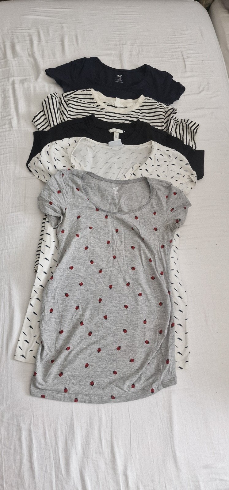Zwangerschapskleding pakket maat 34/36: shirts, tops, blouse, Ophalen, H&M, Maat 34 (XS) of kleiner, Gedragen