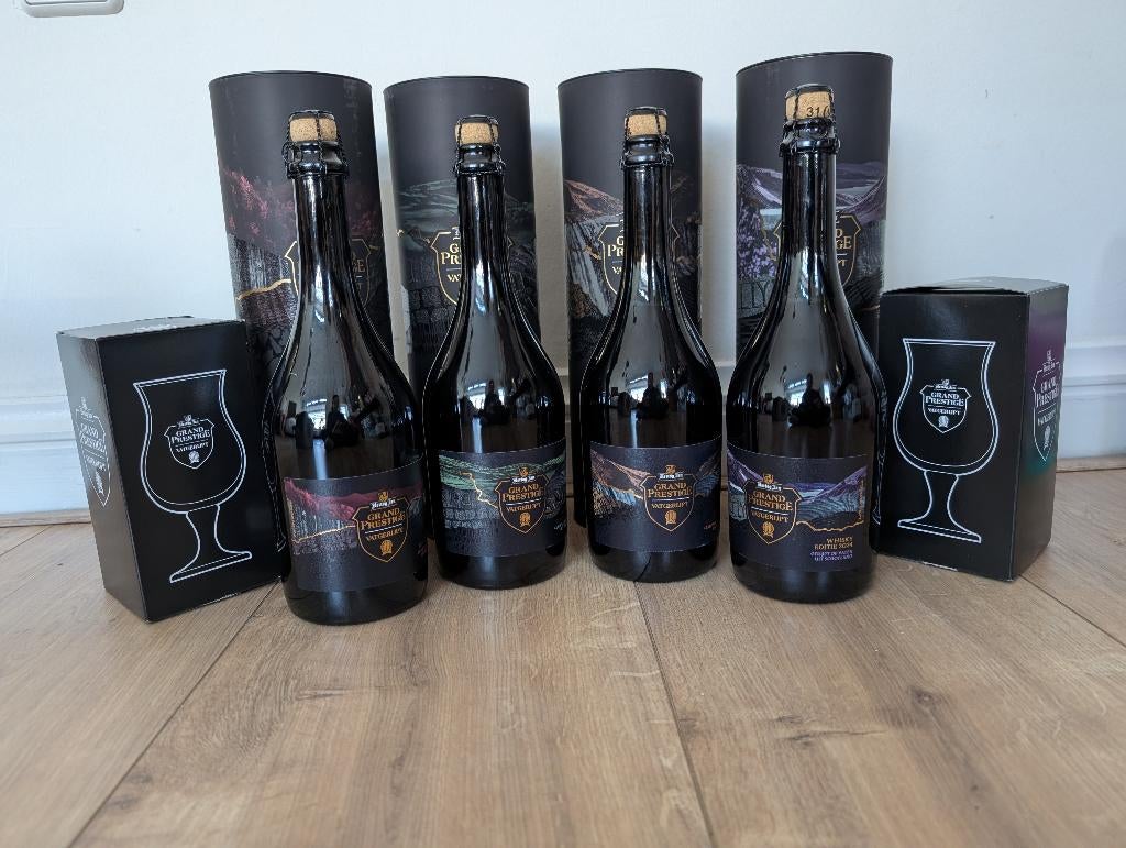Hertog Jan Set Vatgerijpt Whiskywerelden - 2024 #B65, Verzamelen, Ophalen of Verzenden, Nieuw, Flesje(s), Hertog Jan