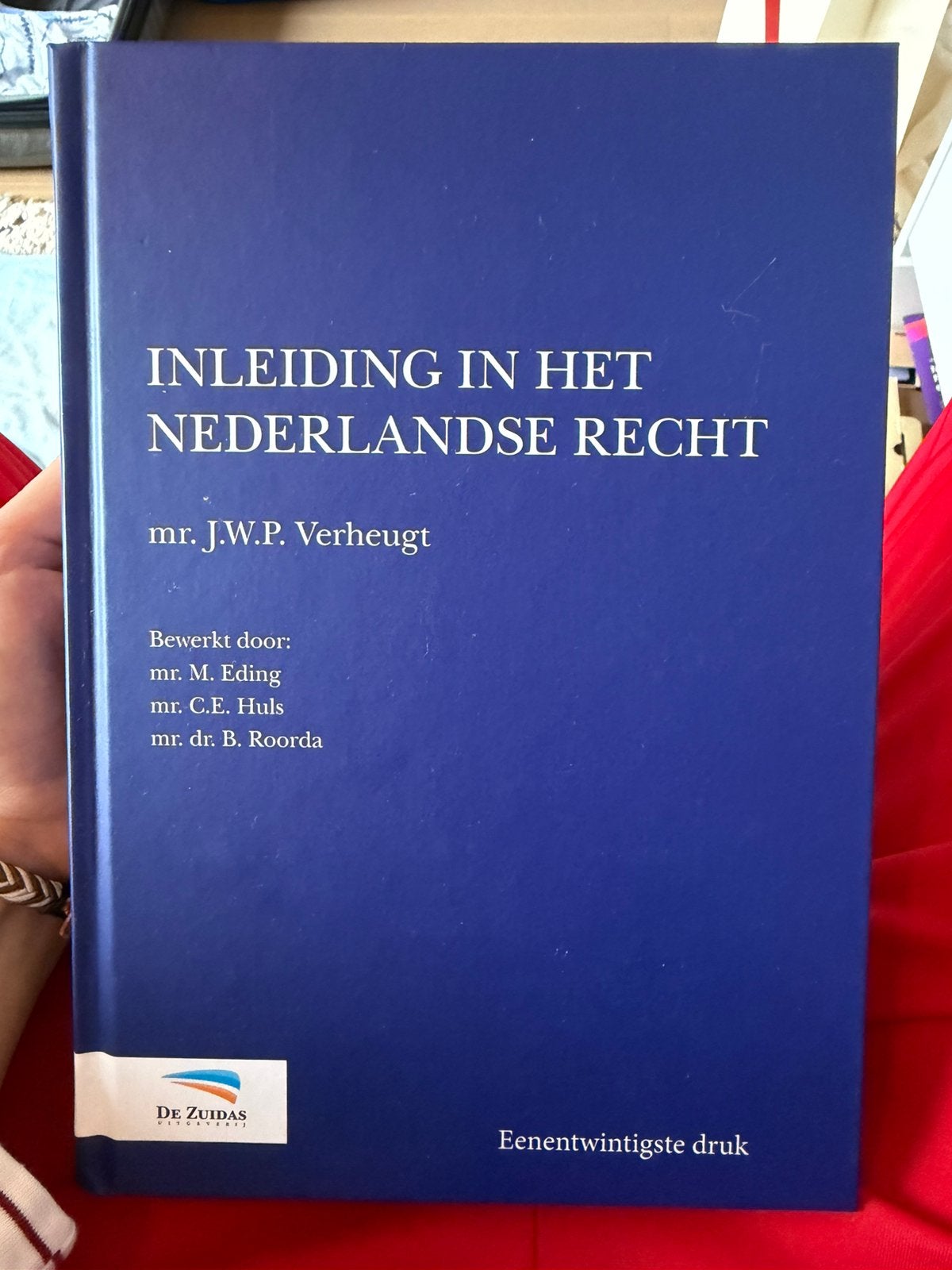 Inleiding in het nederlandse recht 21e druk - J.W.P Verheugt, Boeken, Ophalen, Alpha, Nieuw, WO