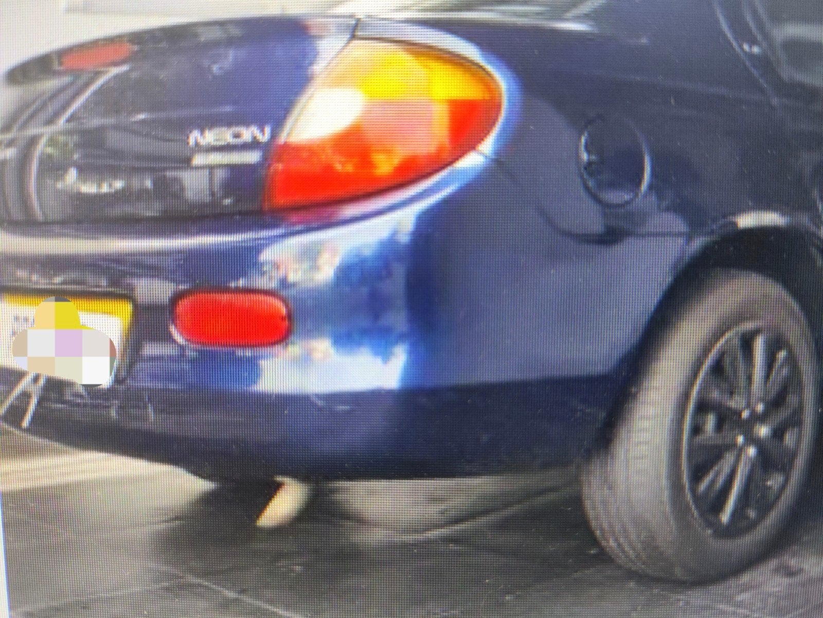 Achterbumper Chrysler Neon blauw metallic, Gebruikt, Chrysler, Ophalen of Verzenden, Achter