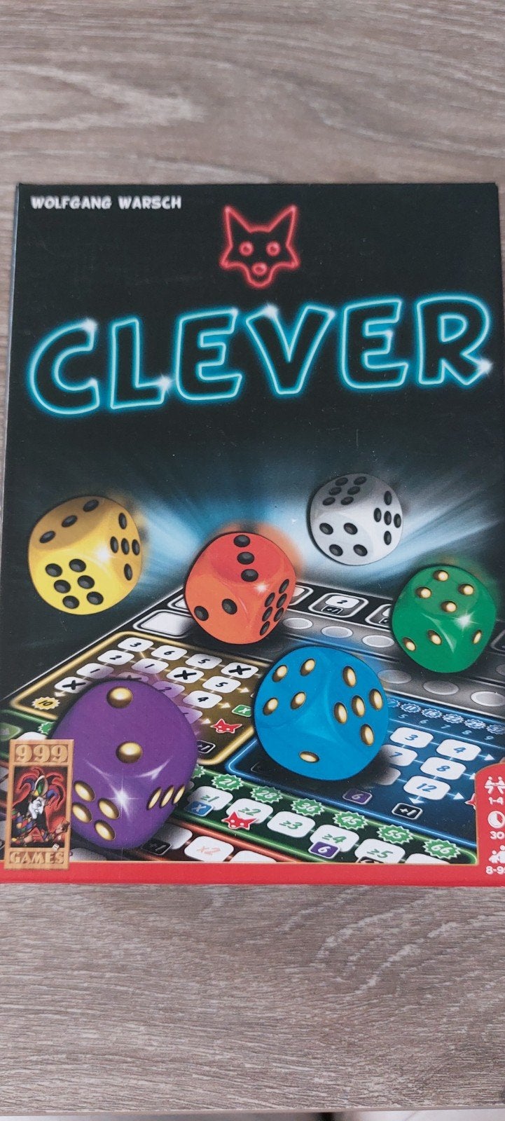 Clever dobbelspel van Wolfgang Warsch - Zo goed als nieuw, Een of twee spelers, Ophalen of Verzenden, Zo goed als nieuw, 999 Games