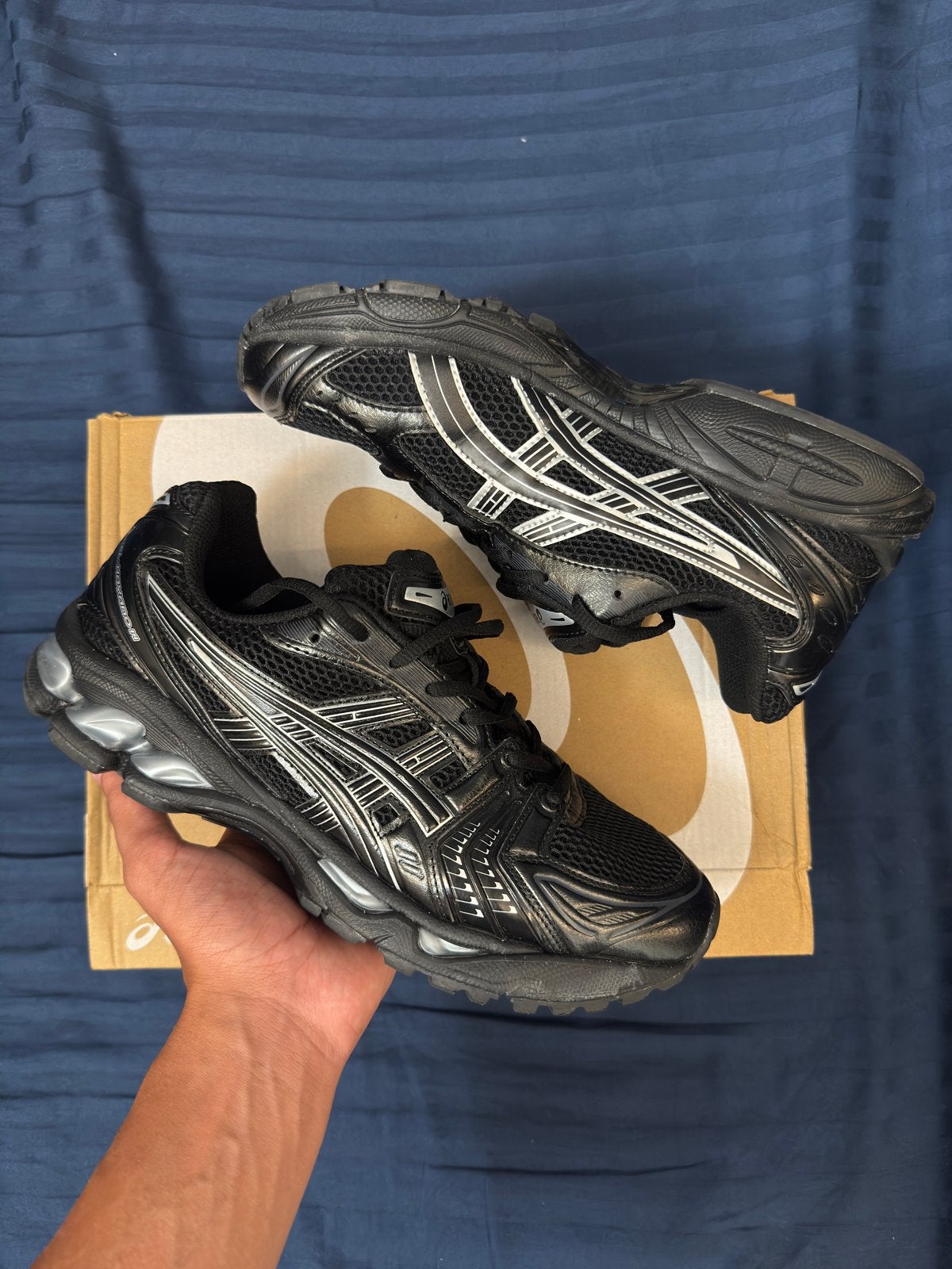 Asics gel kayano 14 zwart/grijs, Ophalen of Verzenden, Nieuw, Schoenen
