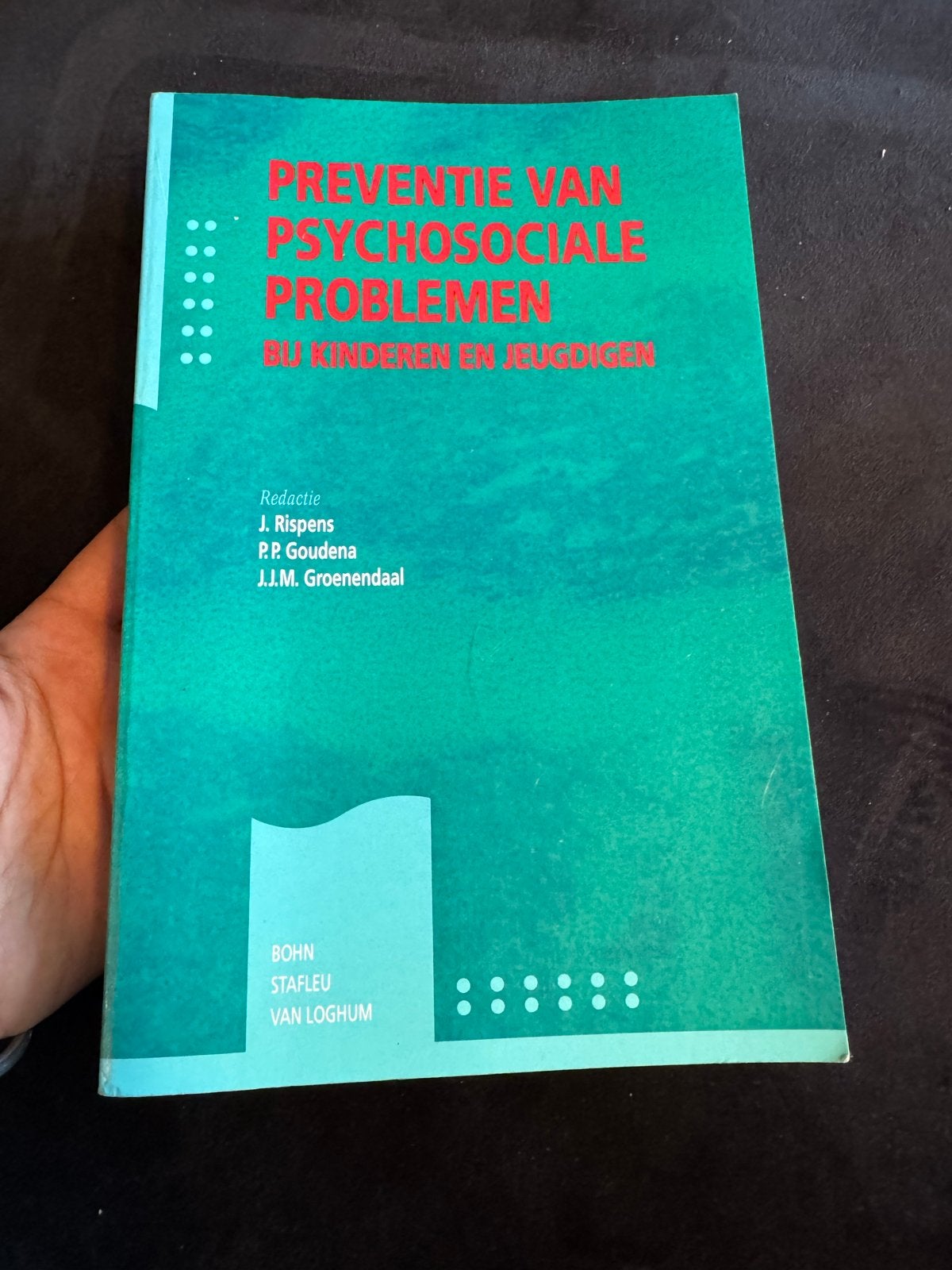 Preventie van psychosociale problemen bij kinderen en jeugdi, Boeken, Ophalen of Verzenden, Gamma, Gelezen, HBO