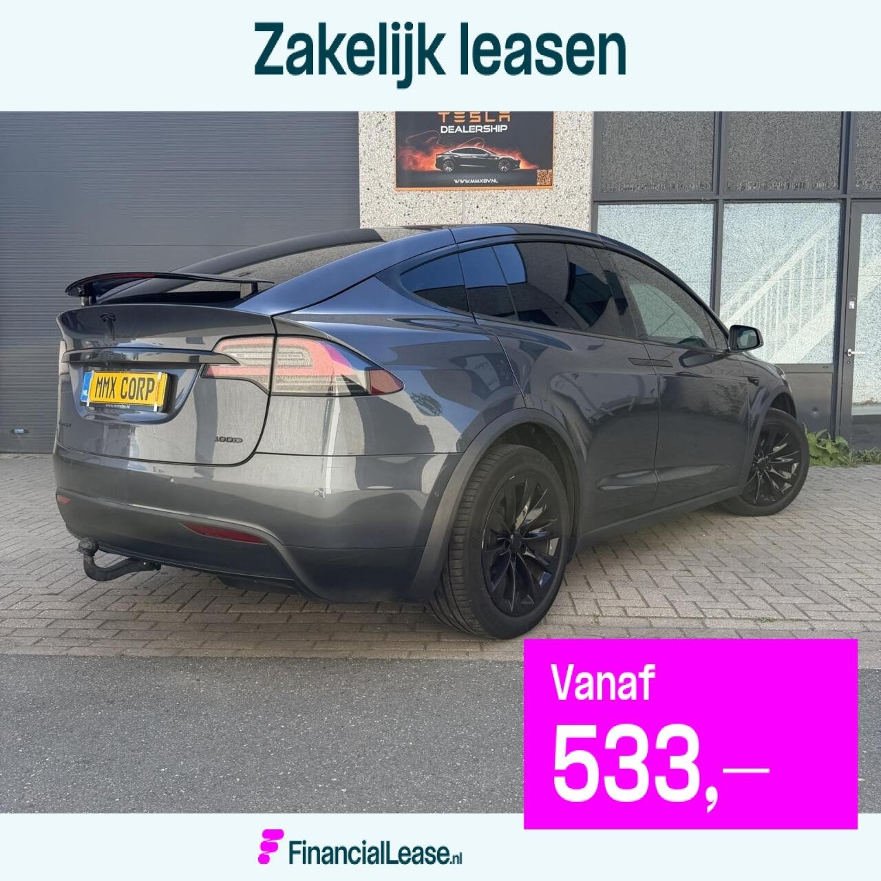 Tesla Model X 100D 7 SEATER + TREKHAAK + EAP, Automaat, Model X, Overige carrosserieën, 7 stoelen