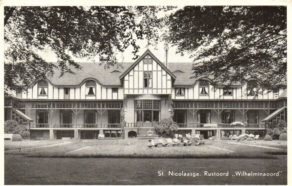 St. Nicolaasga, Rustoord Wilhelminaoord - 1962 gelopen, Ophalen of Verzenden, 1960 tot 1980, Gelopen, Noord-Brabant