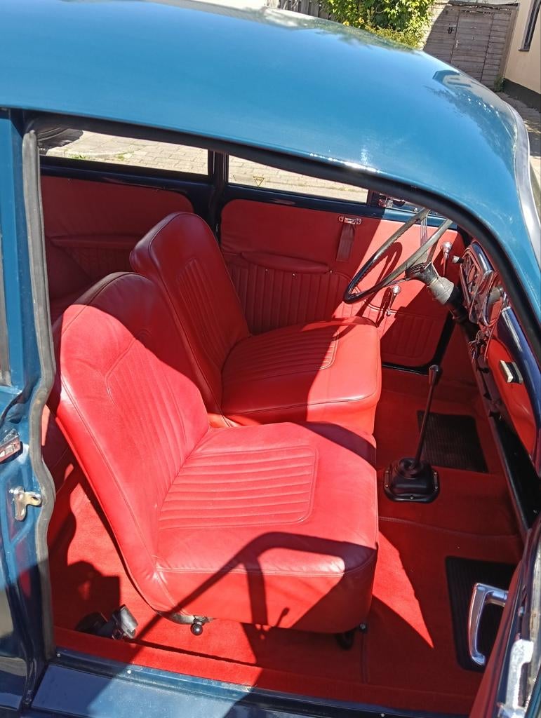 Morris Minor *1971* Blauw Mooie auto, Stuur links!, foto 9