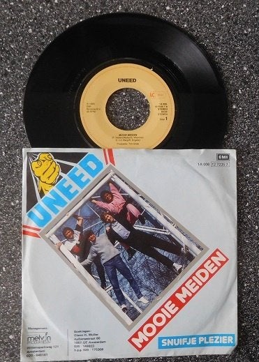 Uneed - mooie meiden, Verzenden, Zo goed als nieuw, 7 inch, Levenslied of Smartlap