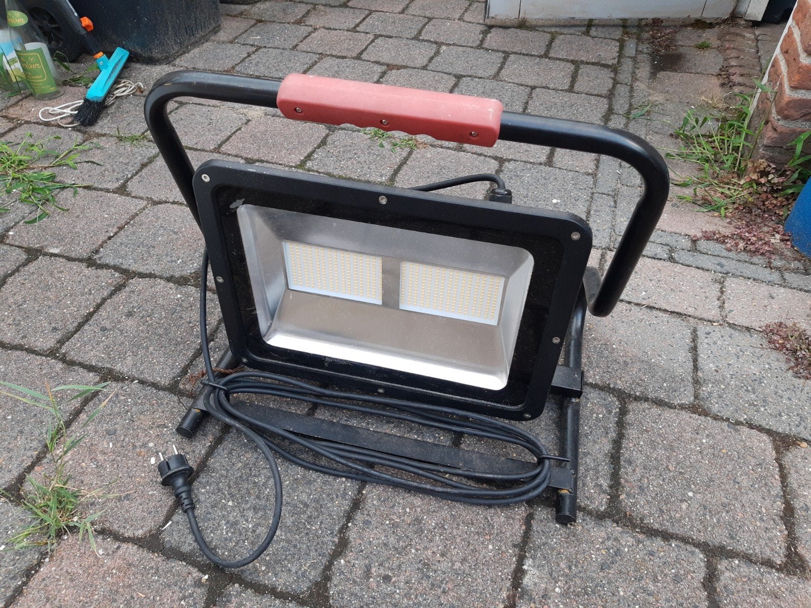 Bouwlamp, Ophalen, Gebruikt, Met statief, Lamp met armatuur