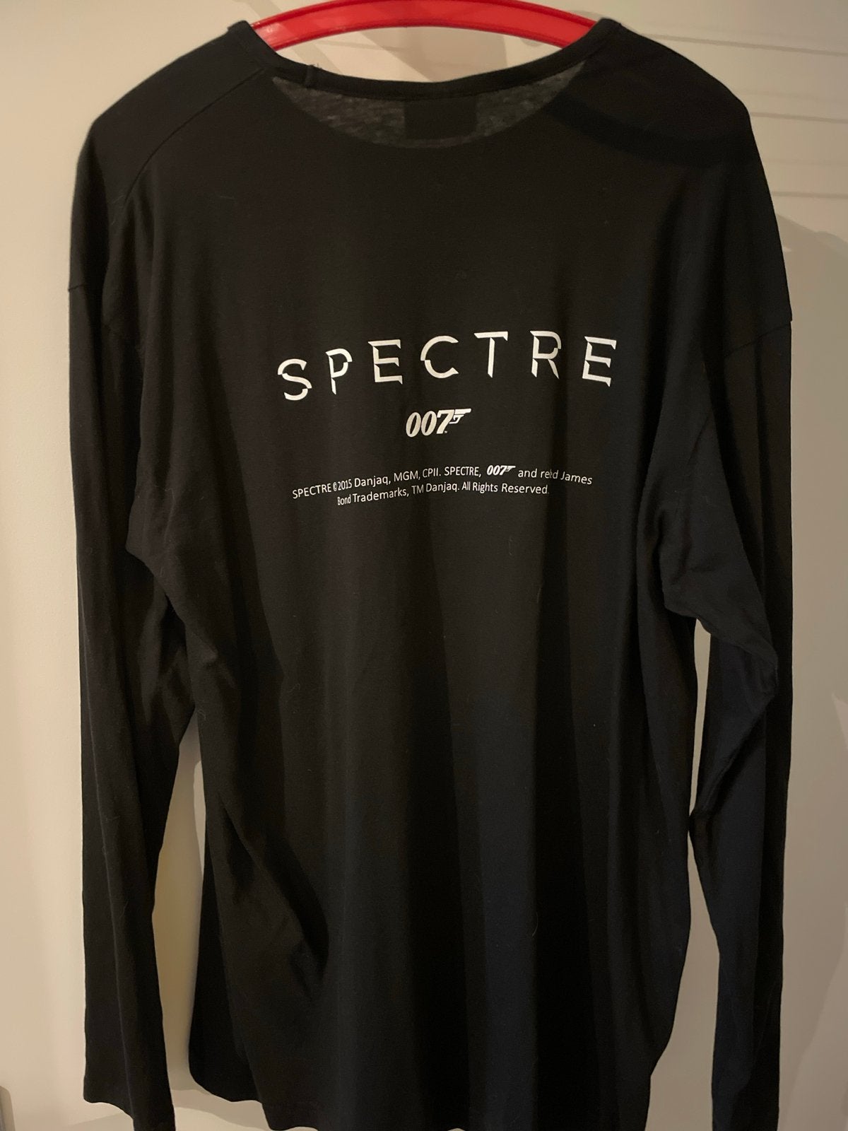James Bond 007 Spectre T-shirt lange mouwen, Ophalen of Verzenden, Gedragen, Maat 56/58 (XL), Zwart