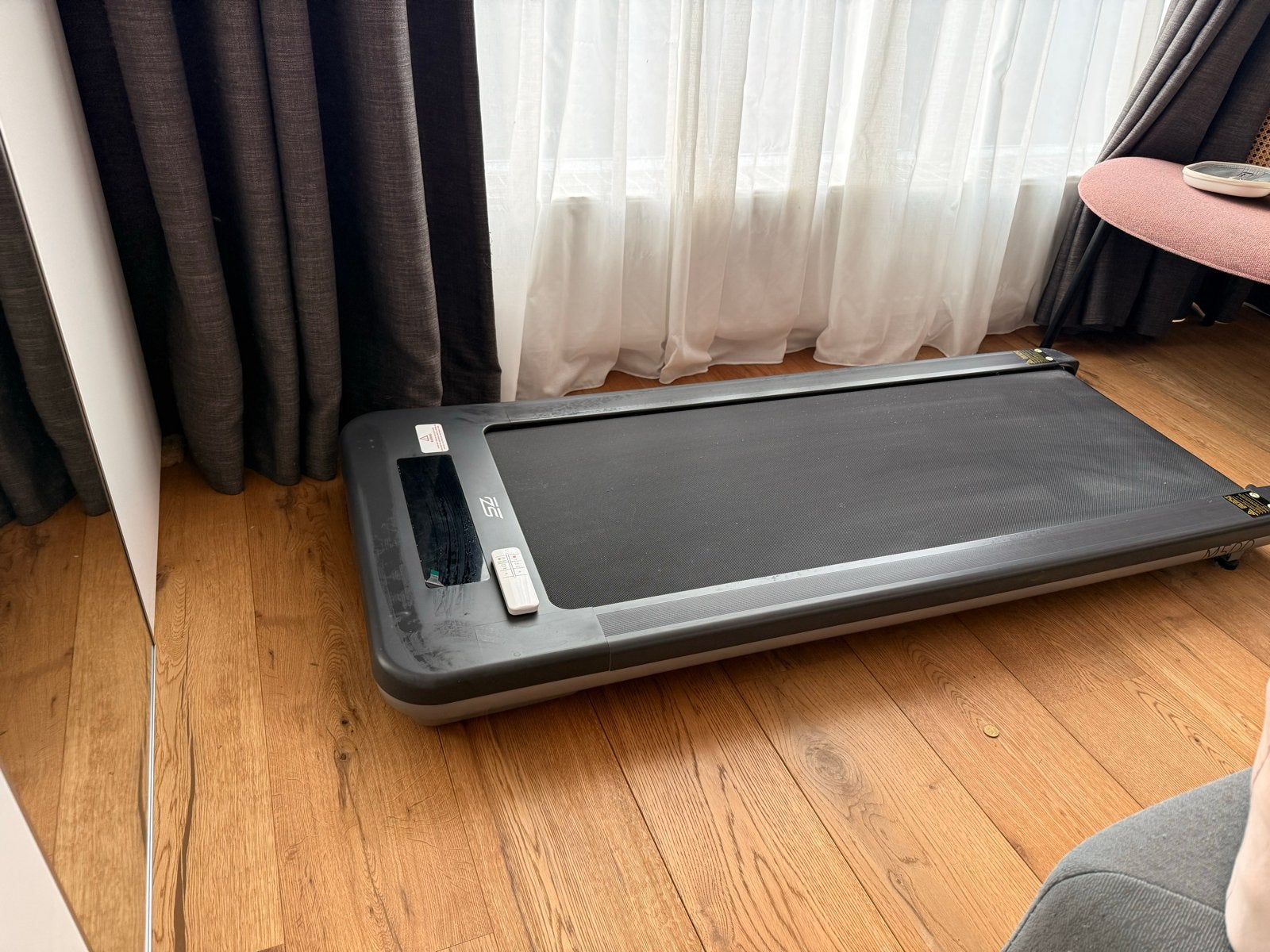 Compacte Loopband Senz m500 - Ideaal voor Thuisgebruik, Ophalen, Zo goed als nieuw, Metaal, Loopband