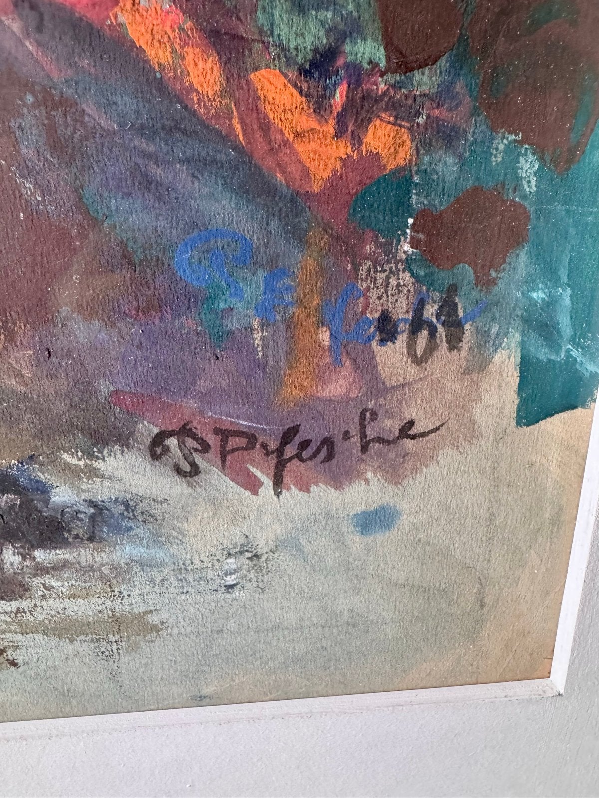 Museaal werk van Pieter Defesche (1921–1998) – 1968, Ophalen, Abstract, Overige materialen, Gesigneerd
