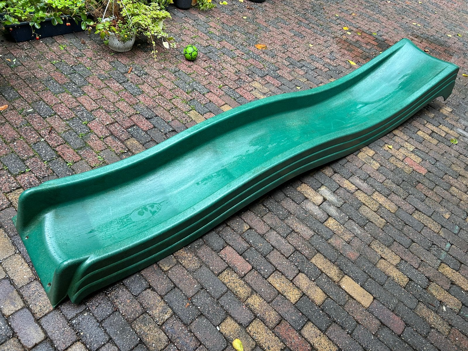 GRATIS Glijbaan groen - Tl verlichting- speelgoed, Ophalen, Gebruikt, Glijbaan
