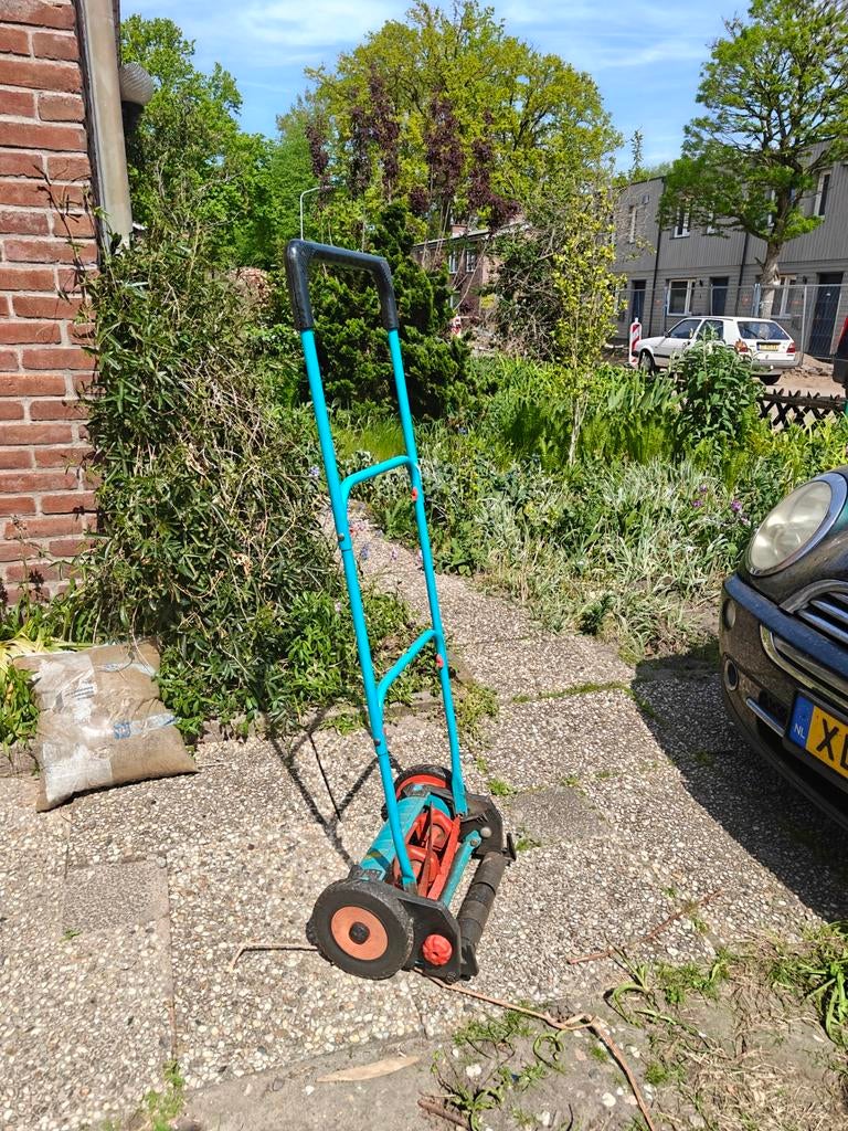 Gardena handgrasmaaier zgan, Ophalen, Gebruikt, Handgrasmaaier, 30 t/m 39 cm