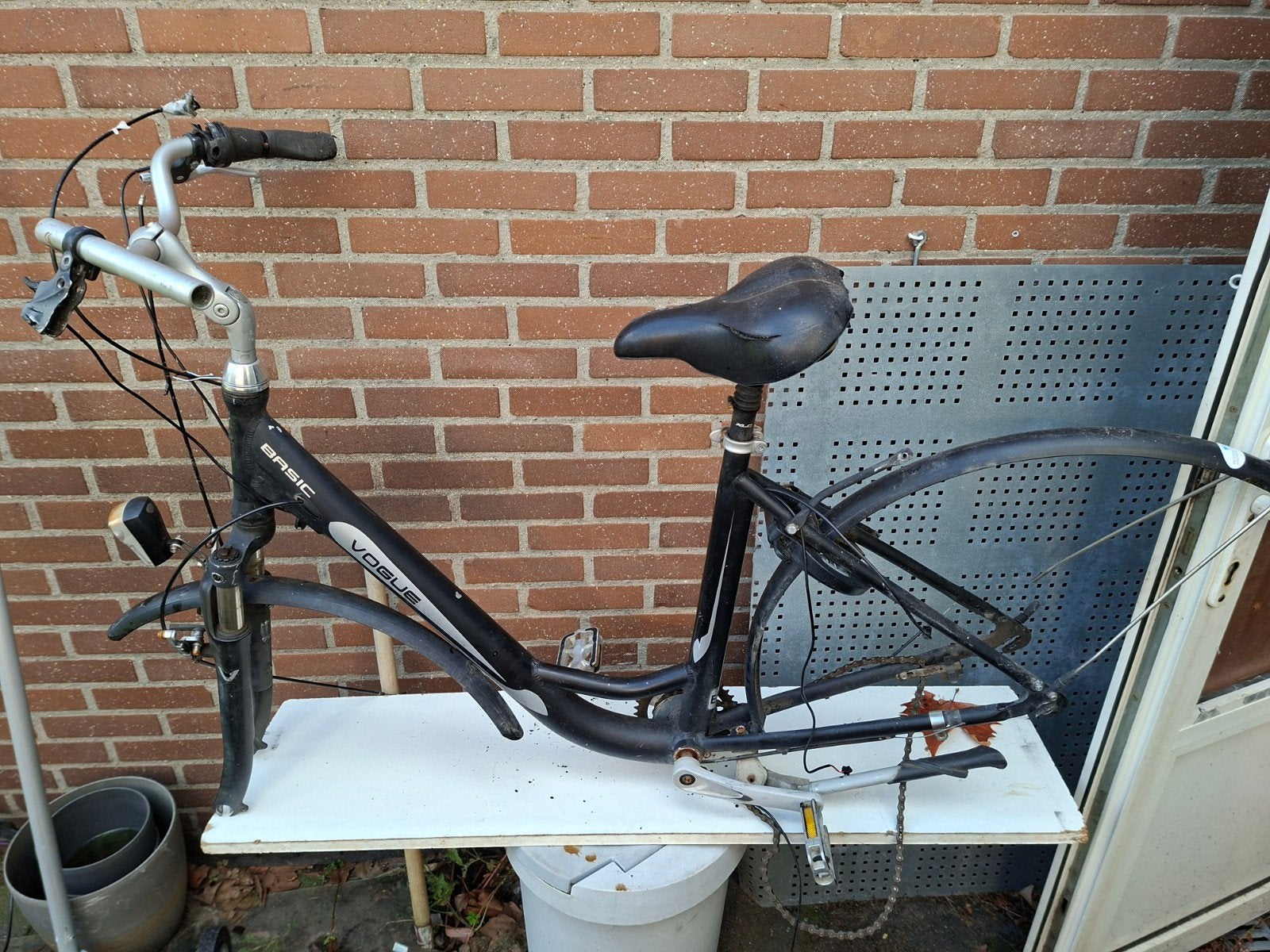 Vogue Damesfiets Onderdelen - Frame, Stuur, Zadel, Ophalen, Frame, Gebruikt, Vogue
