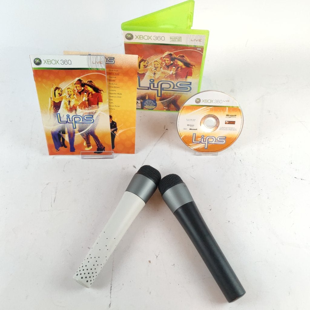 Lips Xbox 360 + microfoons || Nu voor maar €19.99!, Muziek, Gebruikt, 1 speler, Ophalen of Verzenden