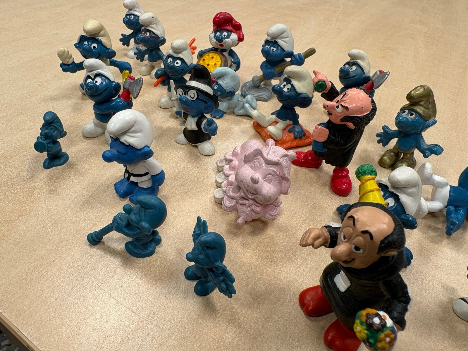 Smurfen en Gargamel figuren - Grote collectie, Verzamelen, Verzenden, Gebruikt, Verschillende Smurfen, Poppetje, Figuurtje of Knuffel