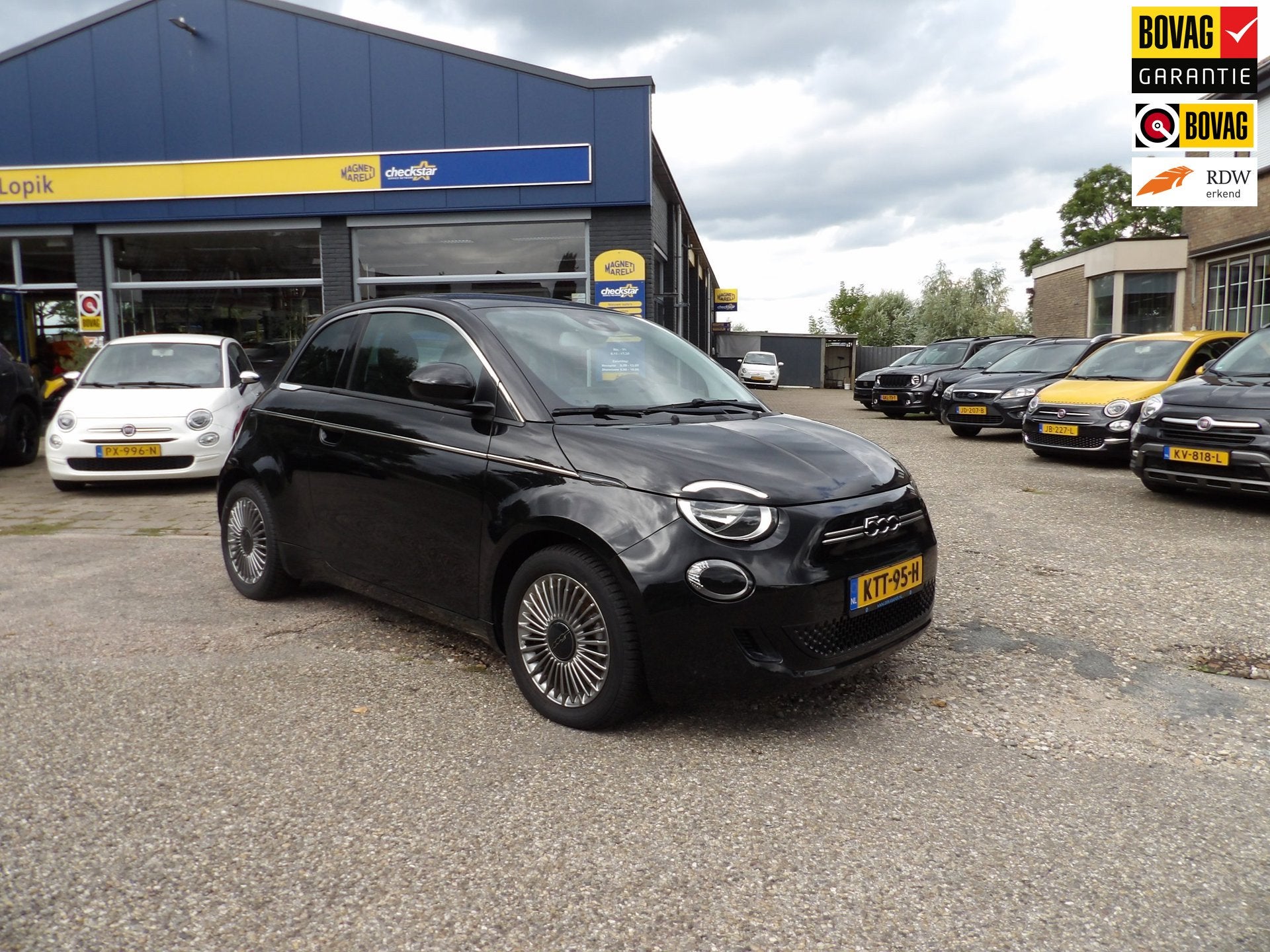 Fiat 500 Urban 42 kWh / SoH 97,3% / Rijklaarprijs, Auto's, 12 maanden, Stof, Gebruikt, 118 pk
