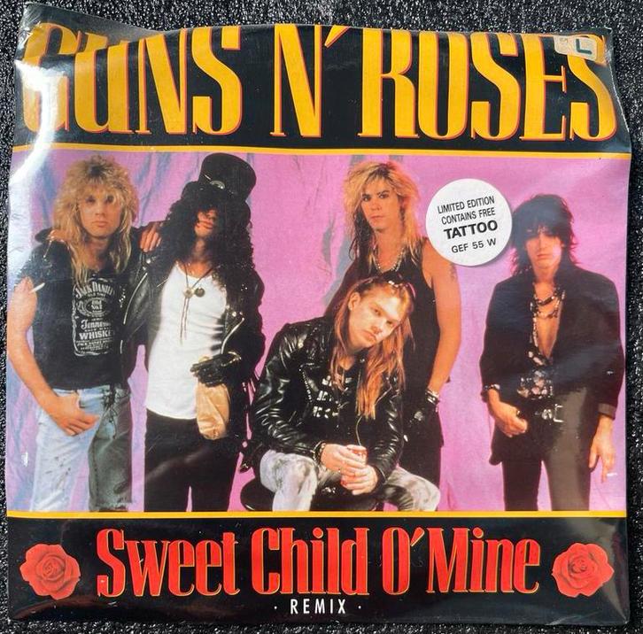 Guns N' Roses - Sweet Child O' Mine Remix vinyl, Cd's en Dvd's, Vinyl | Rock, Nieuw in verpakking, Overige genres, Overige formaten