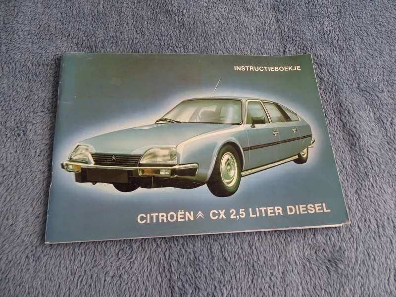 Citroen CX 2.5 Diesel - Handleiding - Instructieboek - NL, Verzenden