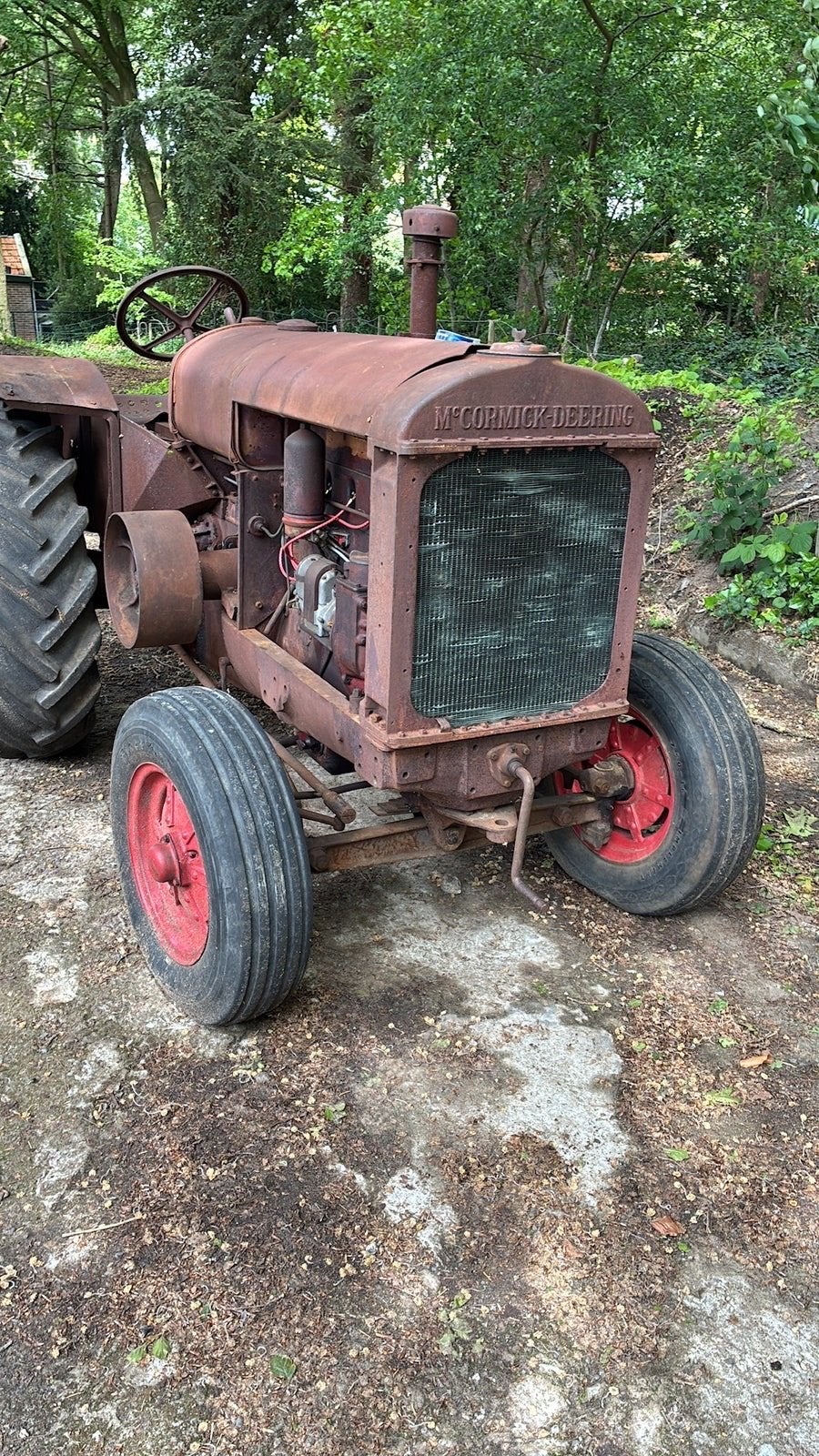 McCormick-Deering Oldtimer Tractor trekker nl kenteken, Zakelijke goederen, Agrarisch | Tractoren, Meer dan 10000, Oldtimer, McCormick