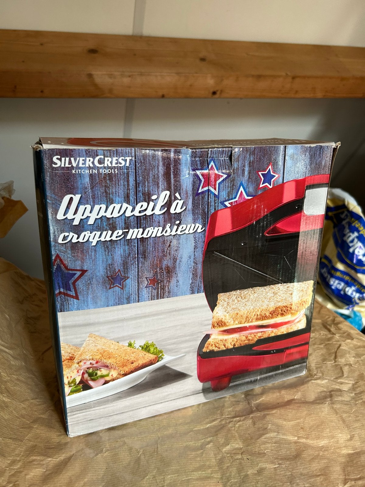 Silvercrest Croque Monsieur Apparaat nieuw in doos, Ophalen, Nieuw
