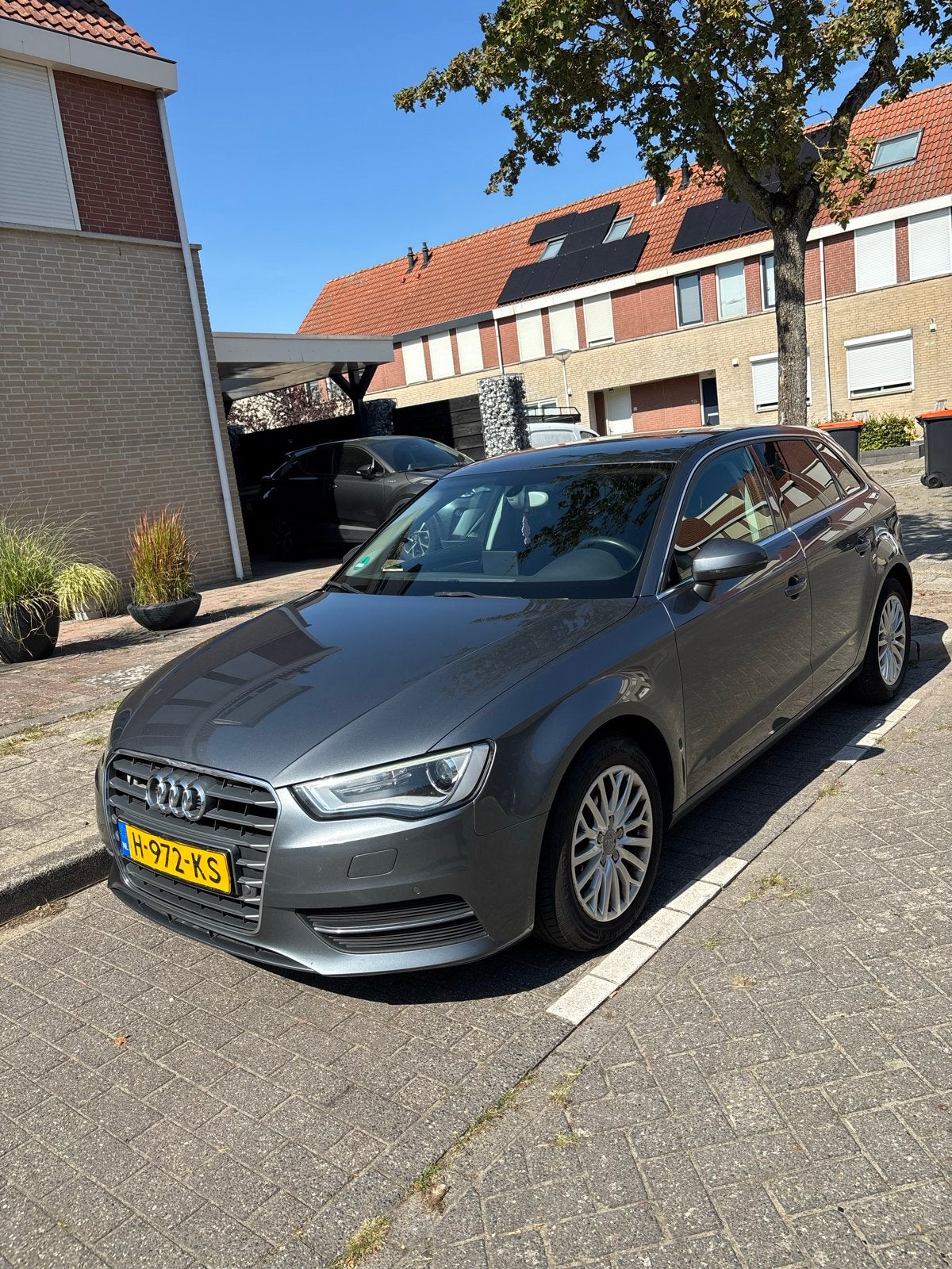 Audi A3 1.6 TDI 77KW Sportback 2014 Grijs, Auto's, Audi, Voorwielaandrijving, 4 cilinders, Bedrijf, 26 km/l