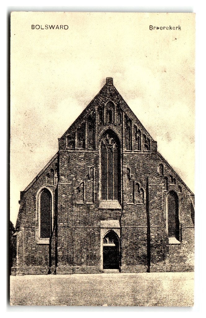 Bolsward, Broerekerk, Verzenden, Voor 1920, Gelopen, Friesland