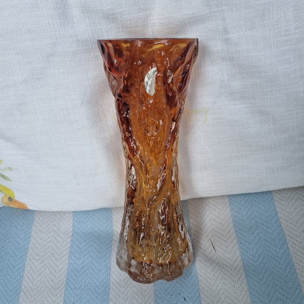 Vintage Ingrid glas vaas, Ophalen of Verzenden